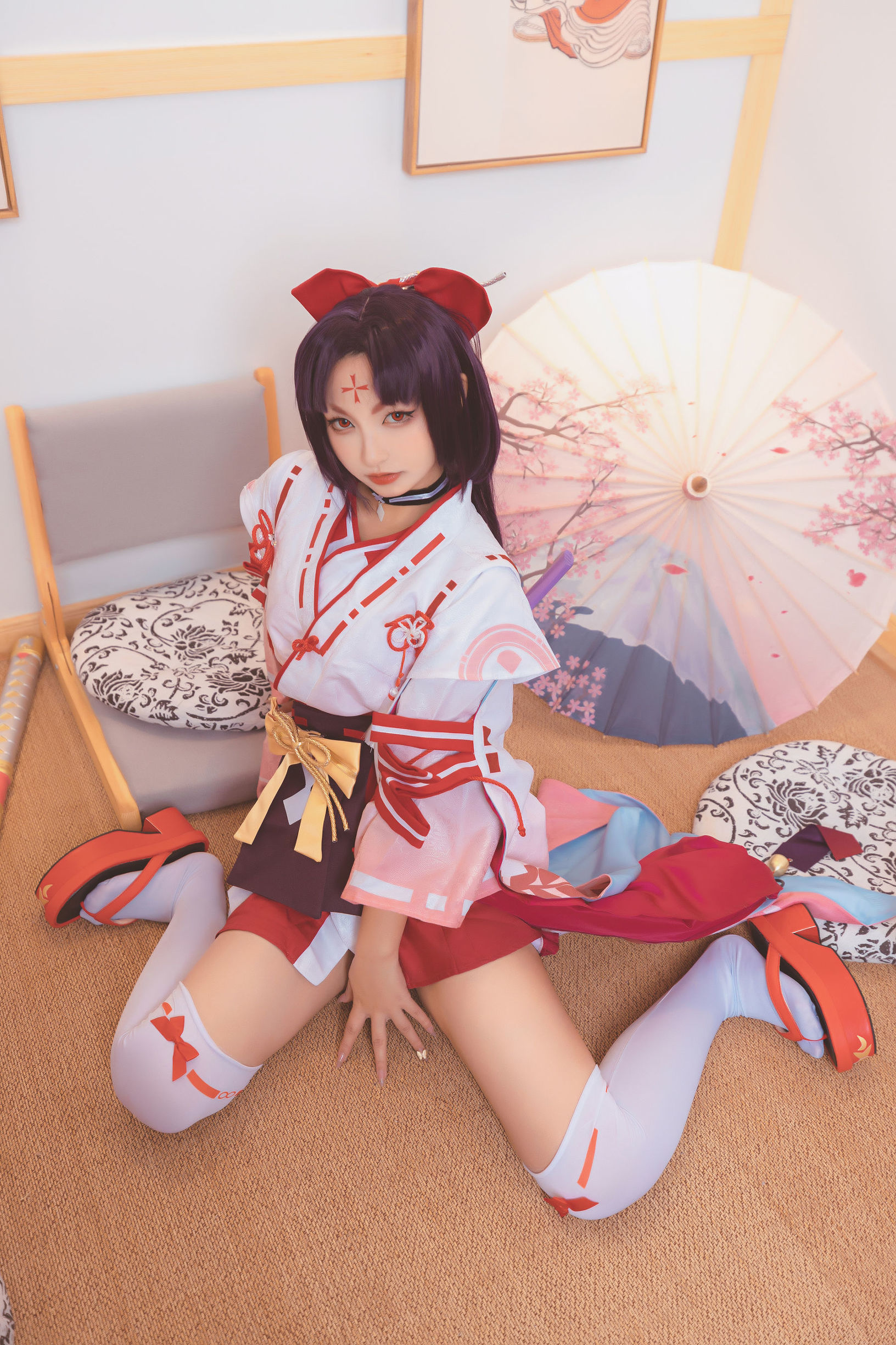 Cosplay写真] ロリ神楽坂真冬の刀の語