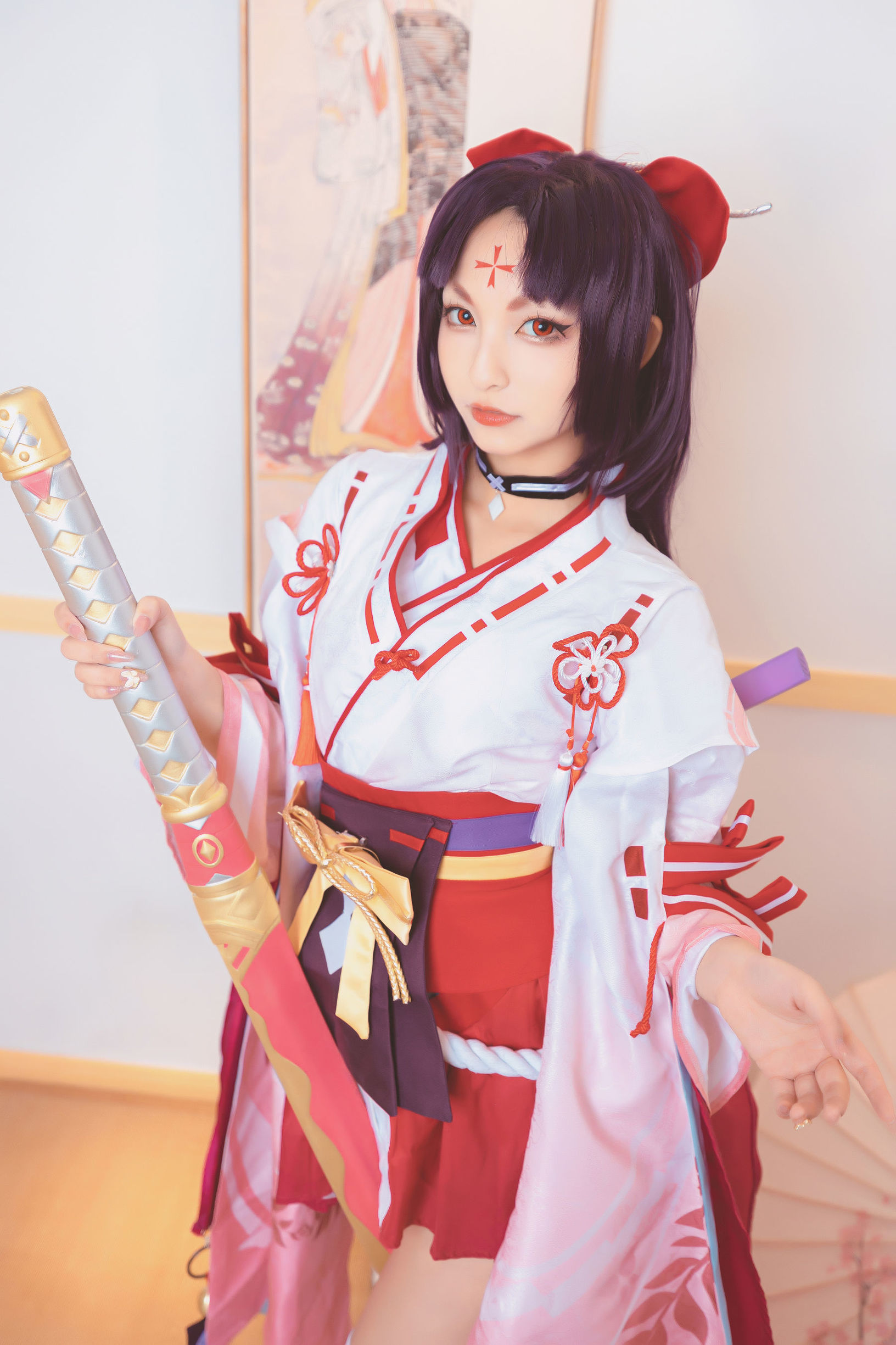 Cosplay写真] ロリ神楽坂真冬の刀の語