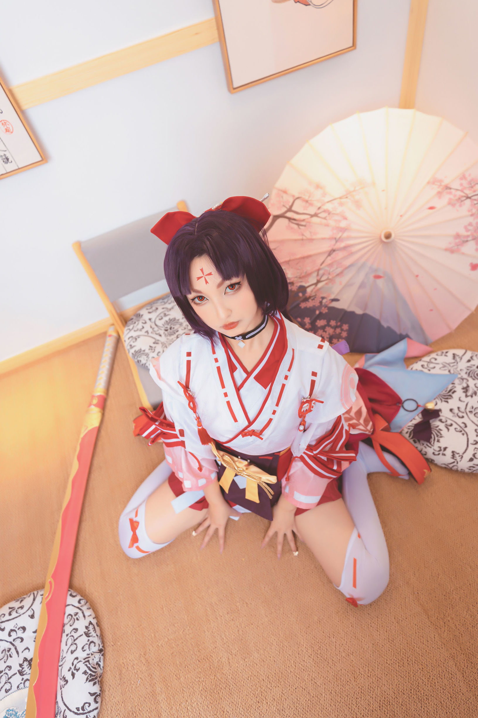 Cosplay写真] ロリ神楽坂真冬の刀の語