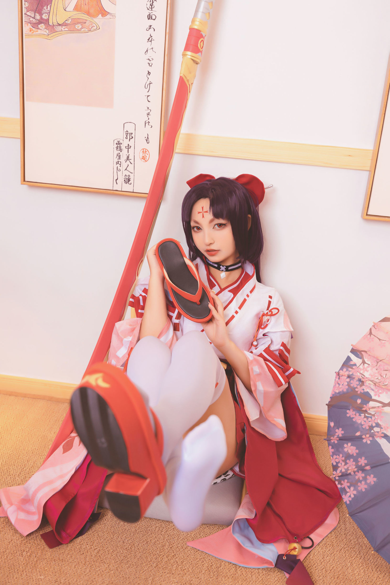 Cosplay写真] ロリ神楽坂真冬の刀の語