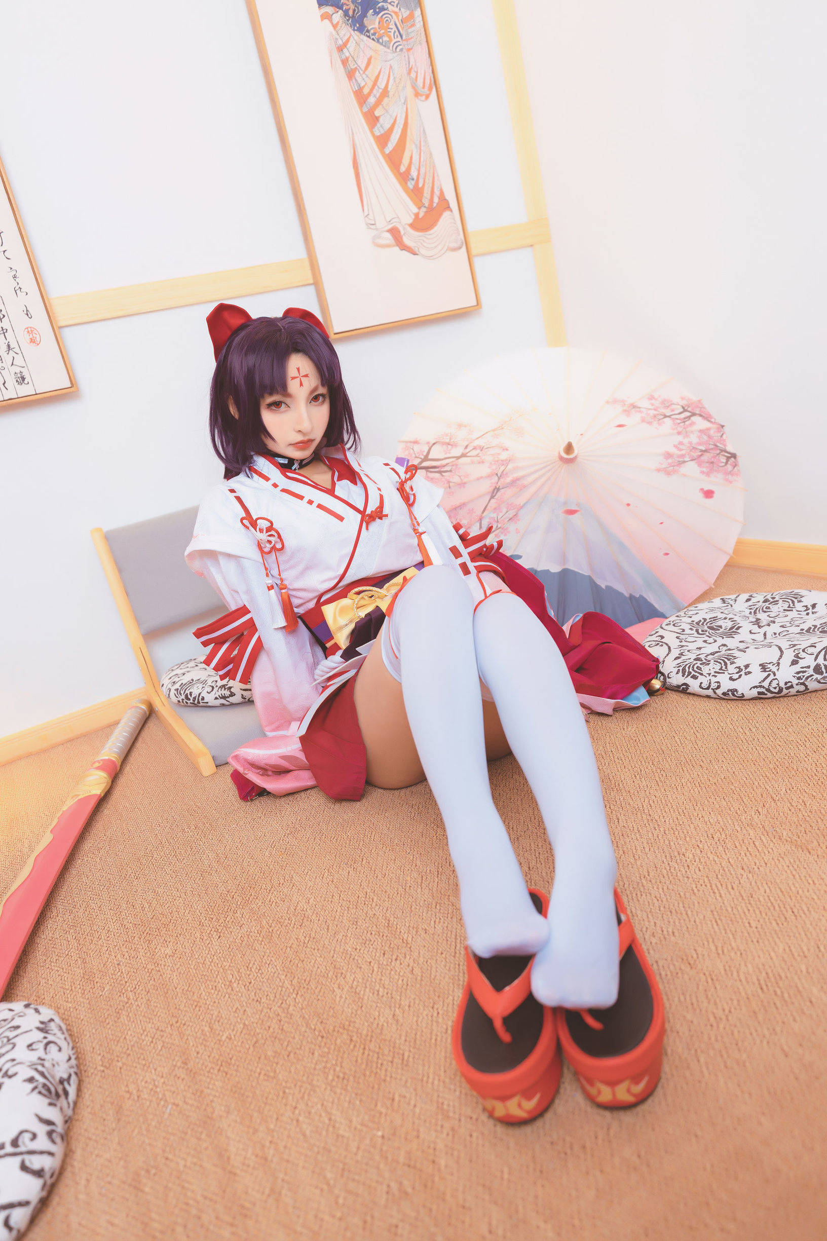 Cosplay写真] ロリ神楽坂真冬の刀の語