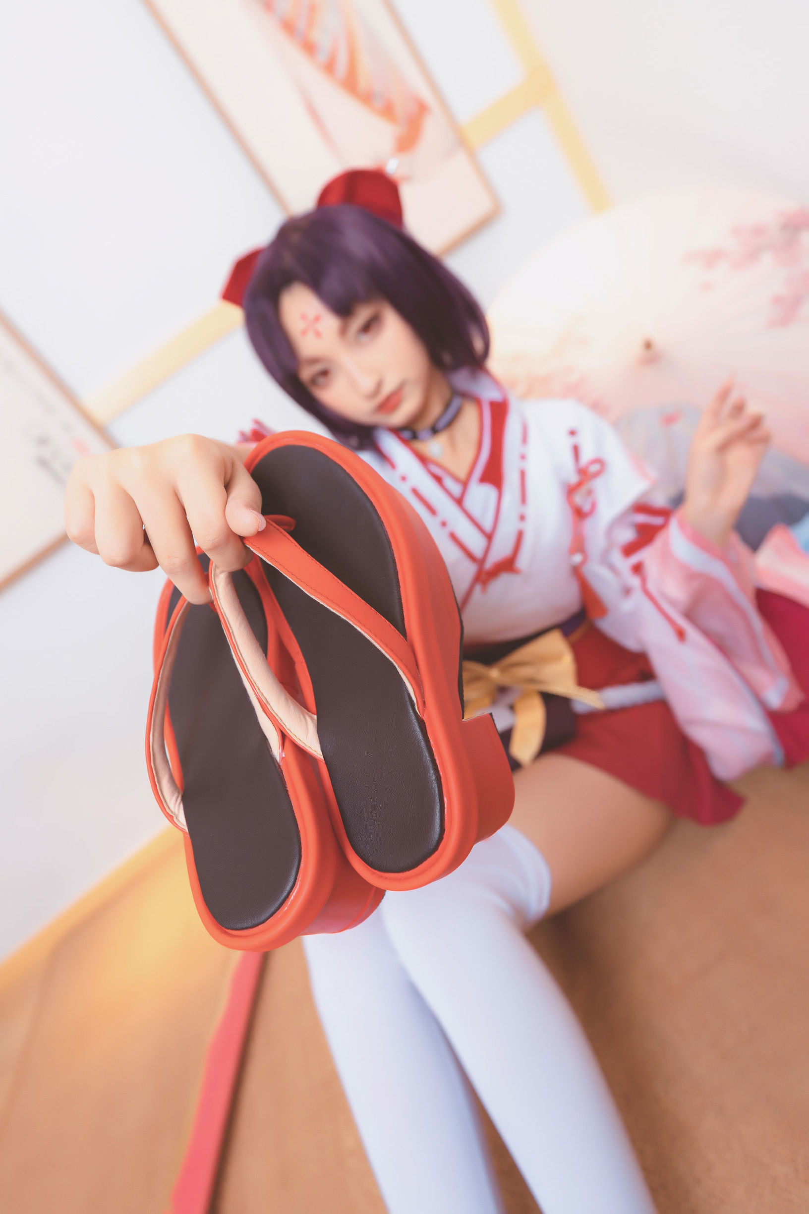 Cosplay写真] ロリ神楽坂真冬の刀の語