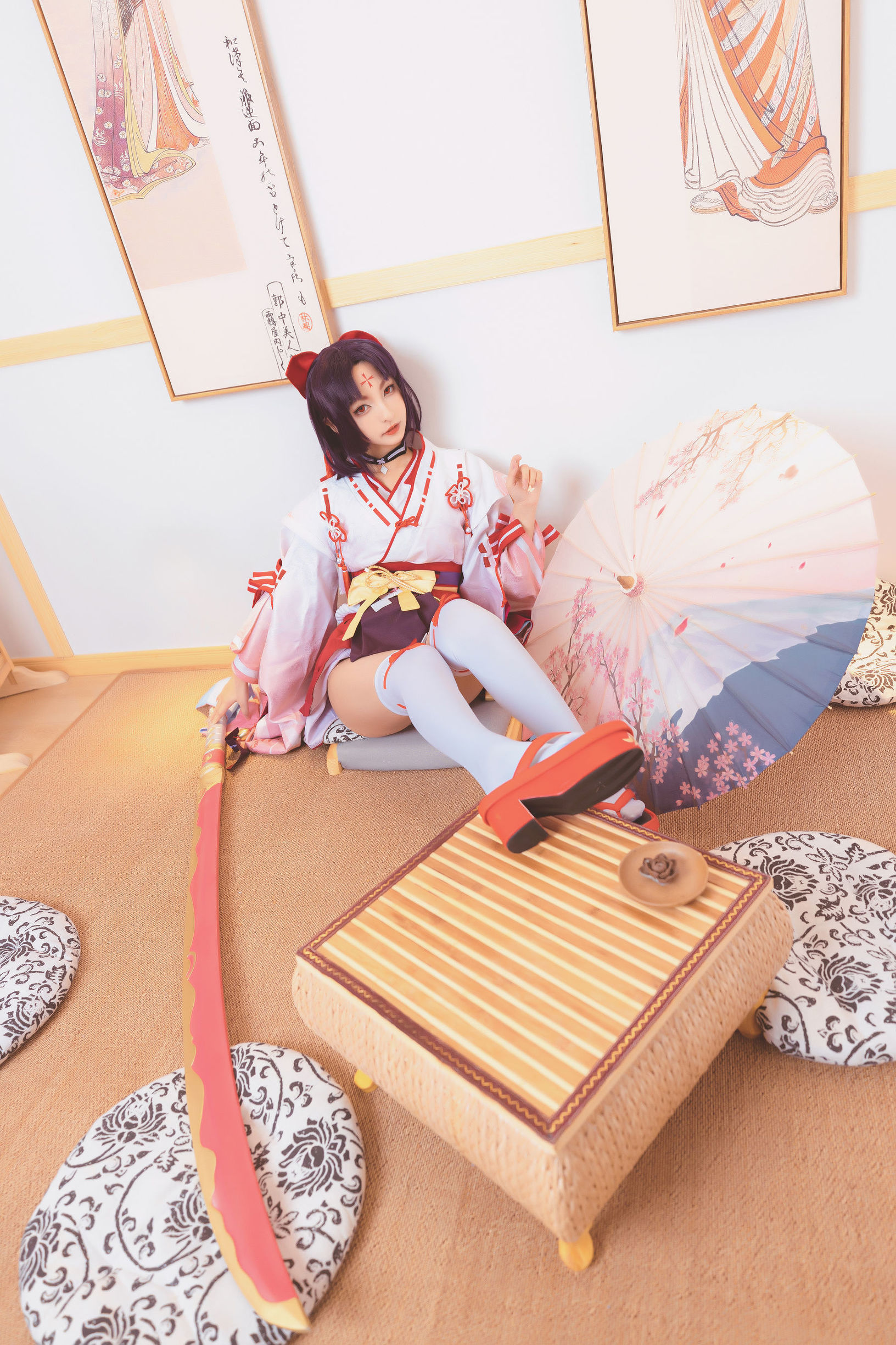 Cosplay写真] ロリ神楽坂真冬の刀の語