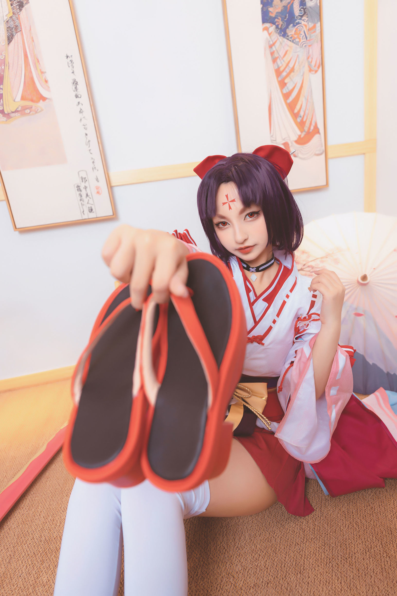 Cosplay写真] ロリ神楽坂真冬の刀の語