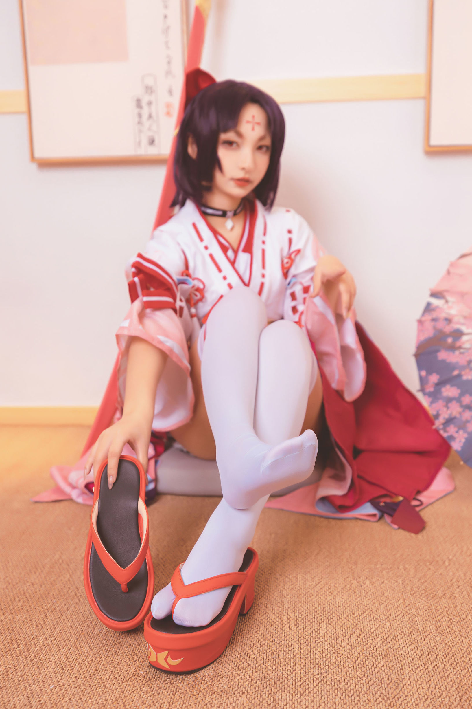 Cosplay写真] ロリ神楽坂真冬の刀の語