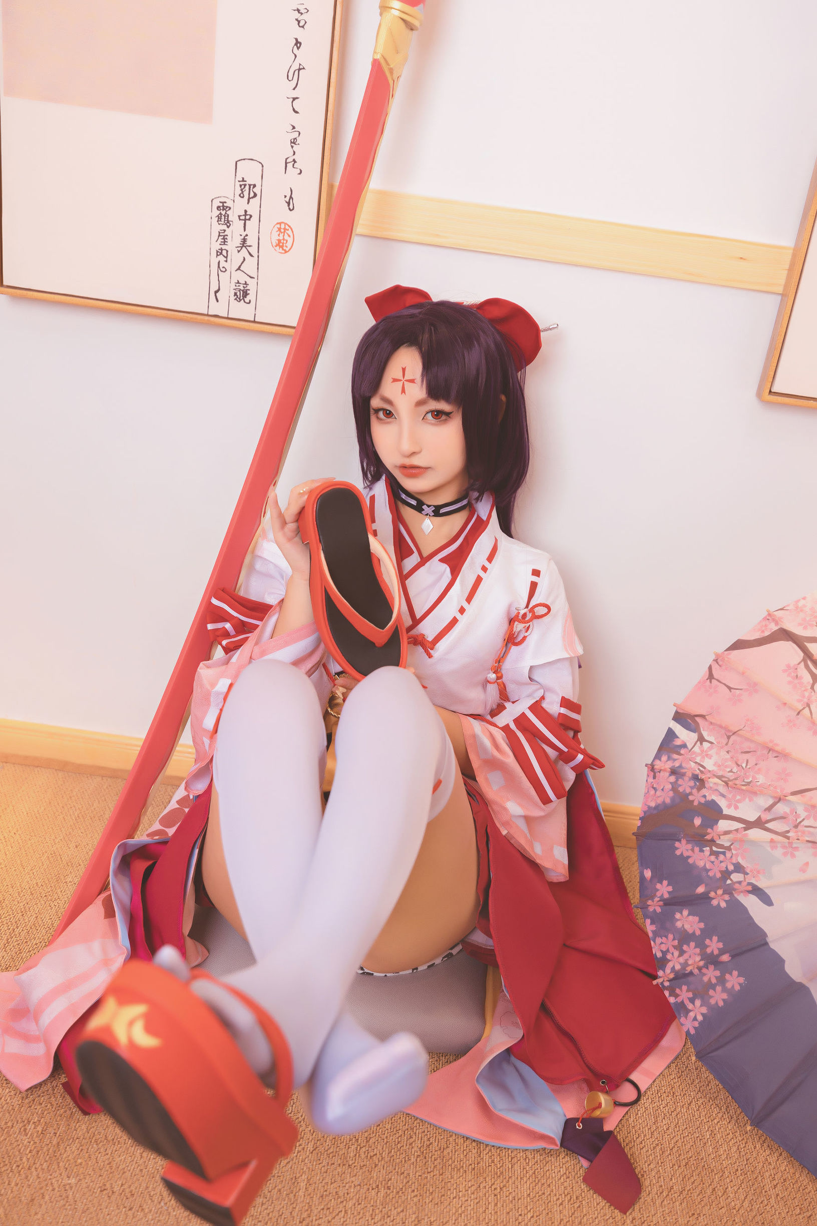 Cosplay写真] ロリ神楽坂真冬の刀の語