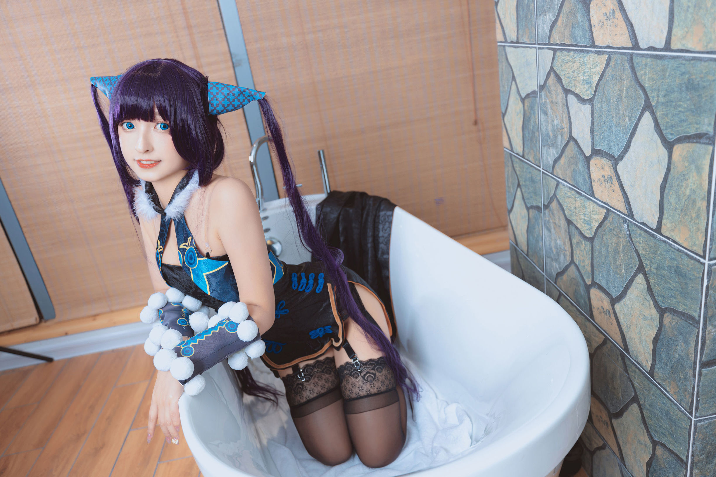 コスプレ写真] ロリ神楽坂真冬の極楽の氷
