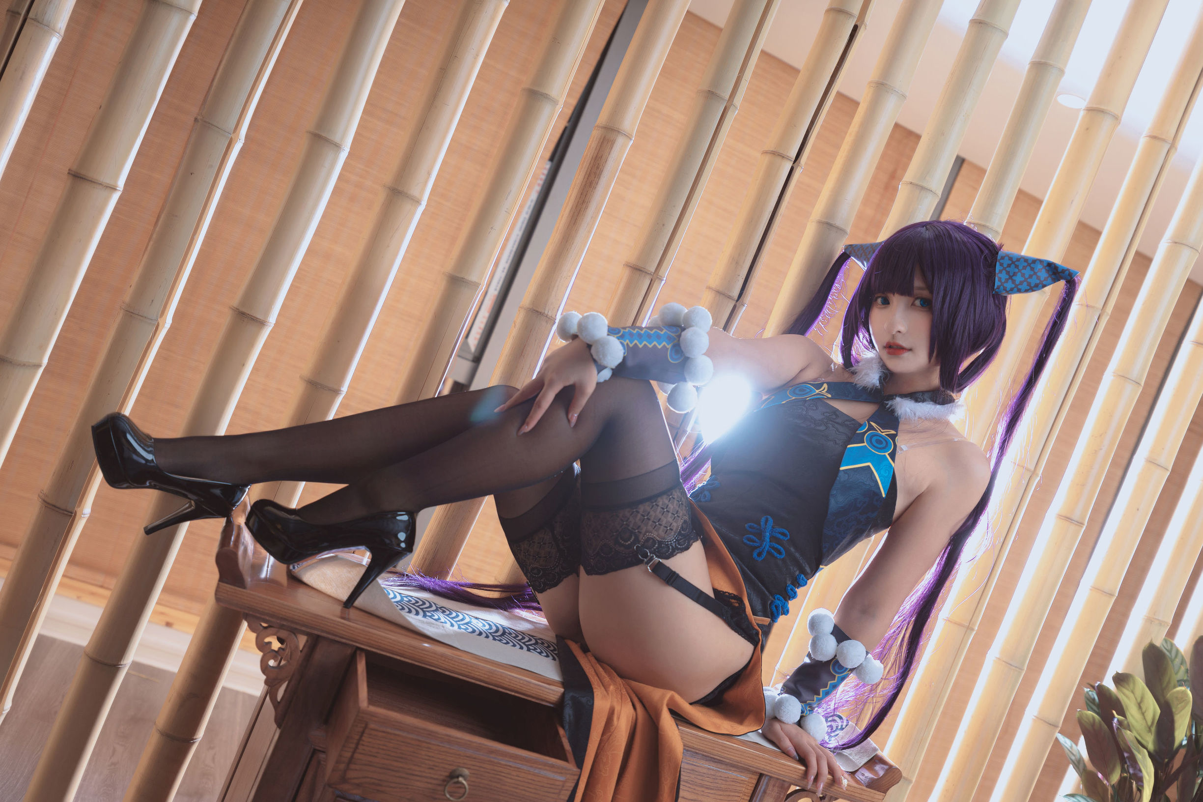 コスプレ写真] ロリ神楽坂真冬の極楽の氷
