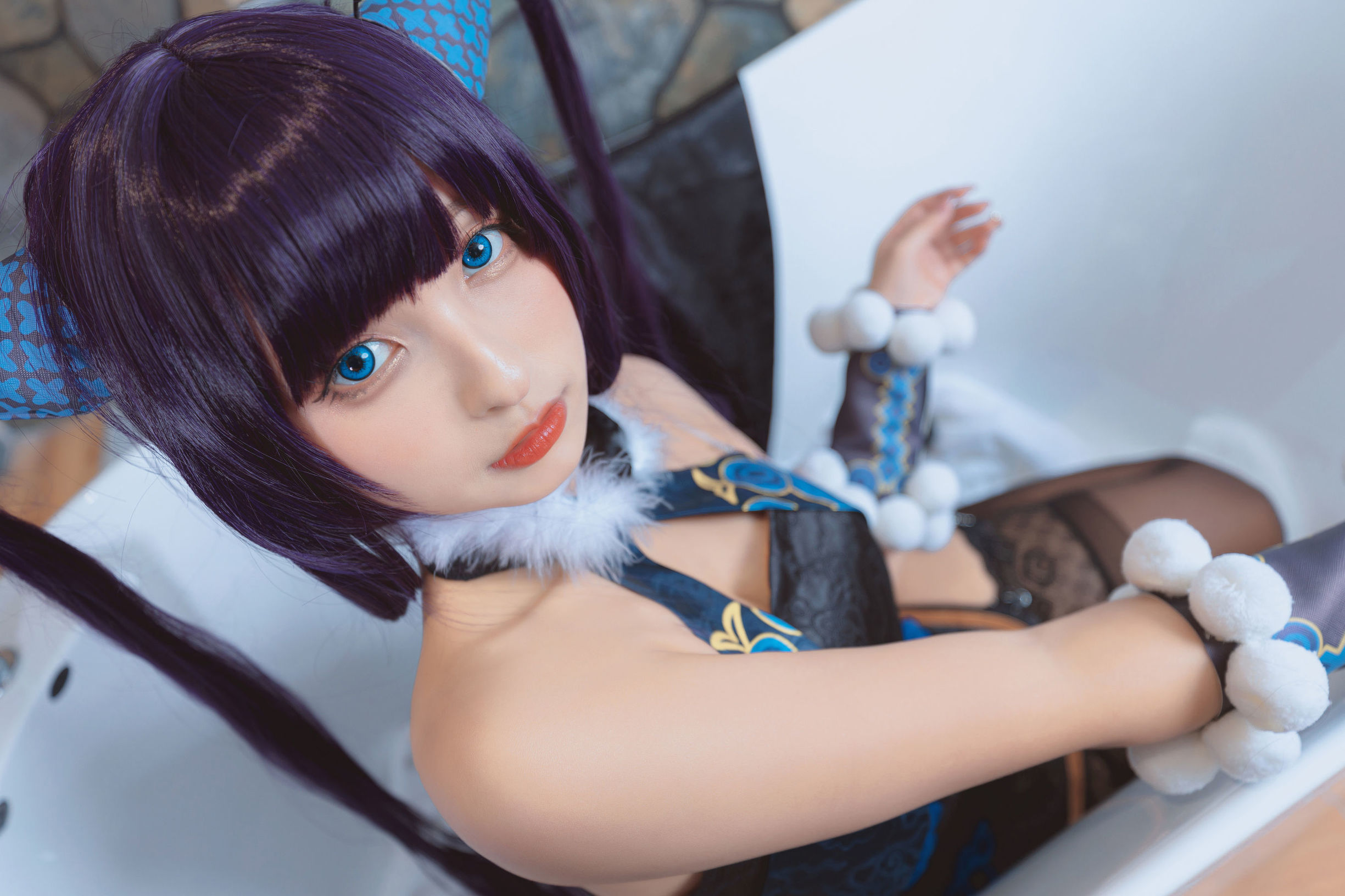 コスプレ写真] ロリ神楽坂真冬の極楽の氷