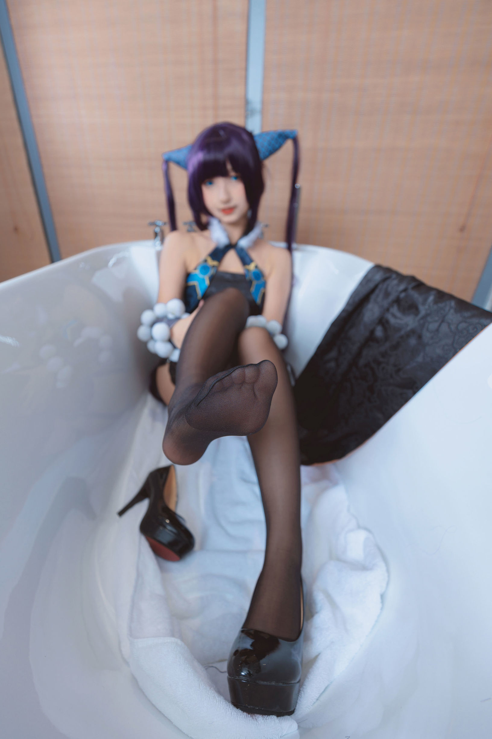 コスプレ写真] ロリ神楽坂真冬の極楽の氷