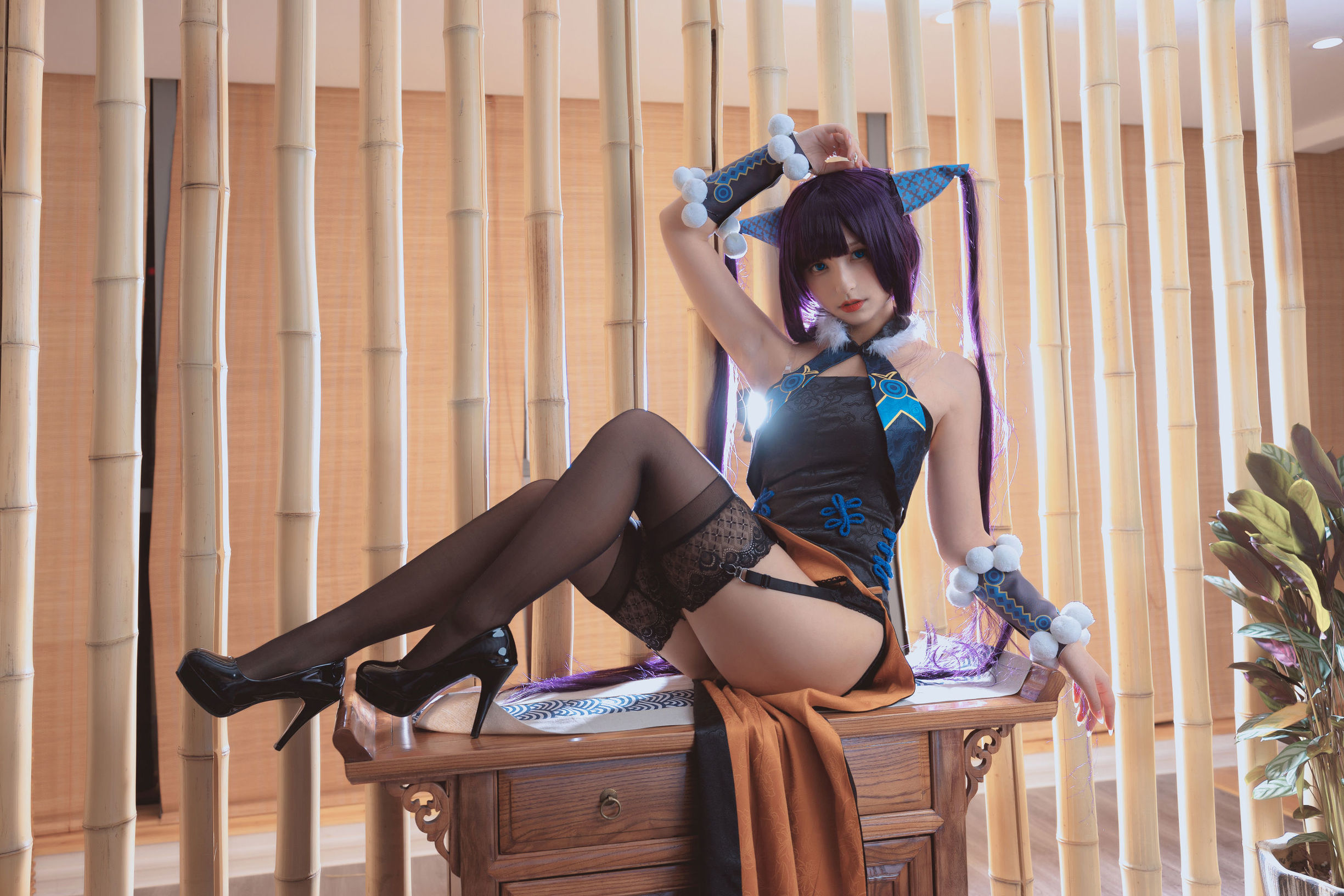 コスプレ写真] ロリ神楽坂真冬の極楽の氷