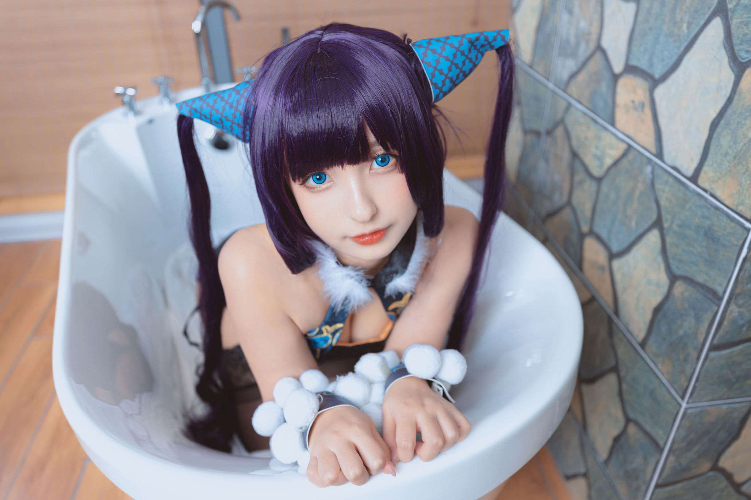 コスプレ写真] ロリ神楽坂真冬の極楽の氷