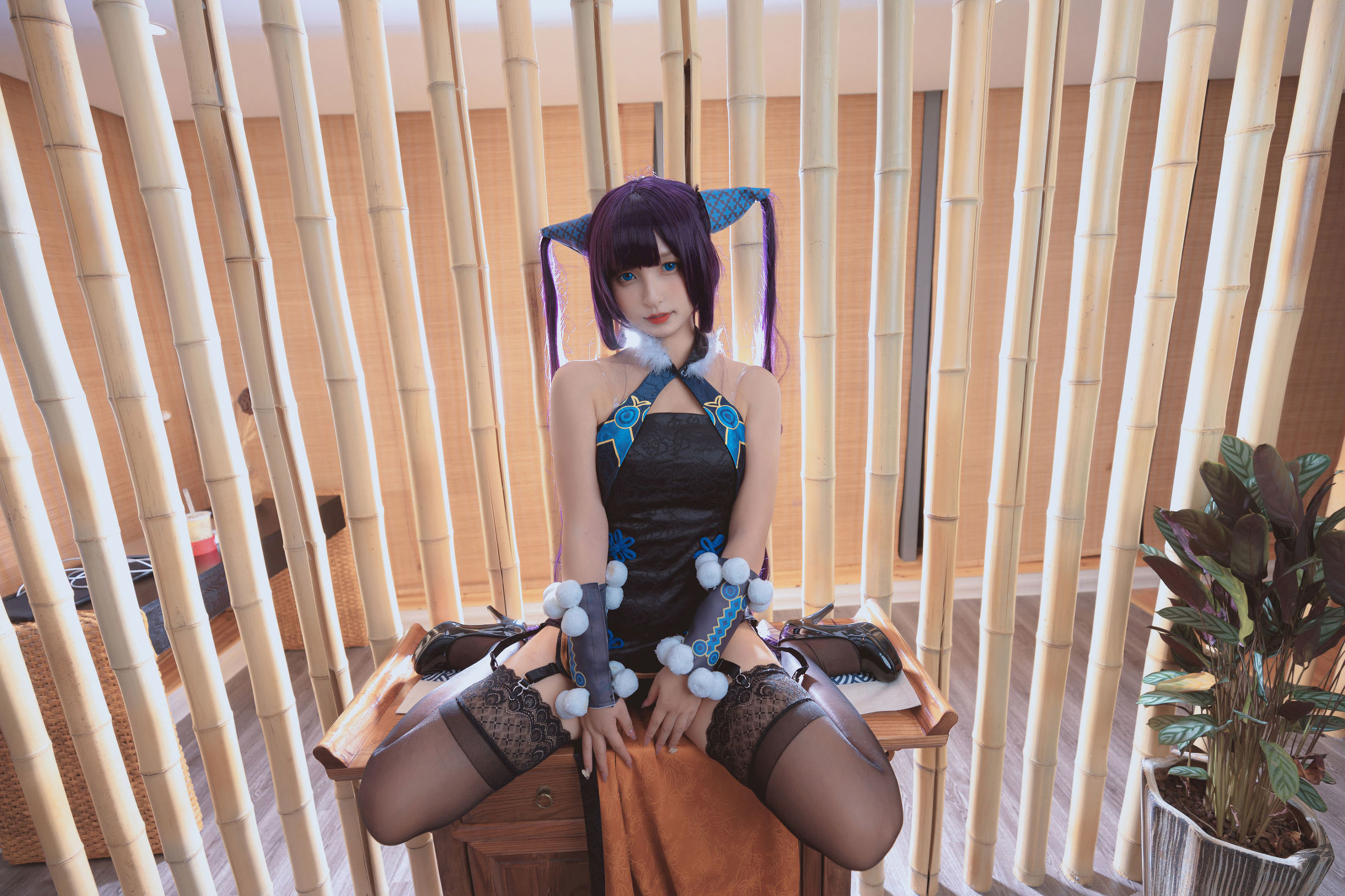 コスプレ写真] ロリ神楽坂真冬の極楽の氷