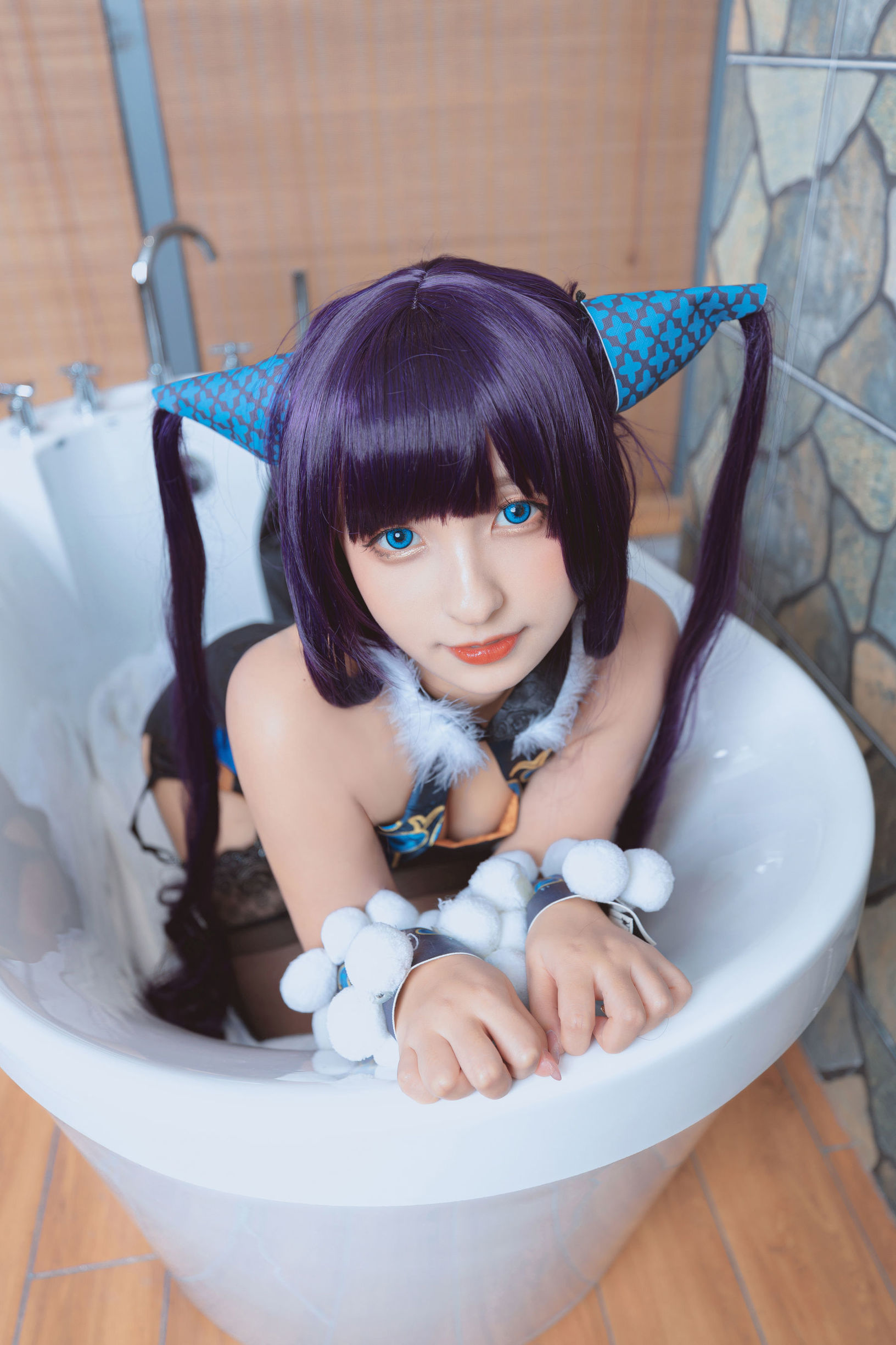 コスプレ写真] ロリ神楽坂真冬の極楽の氷