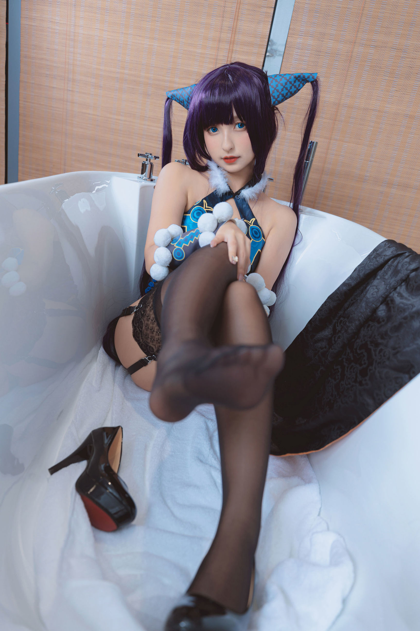 コスプレ写真] ロリ神楽坂真冬の極楽の氷