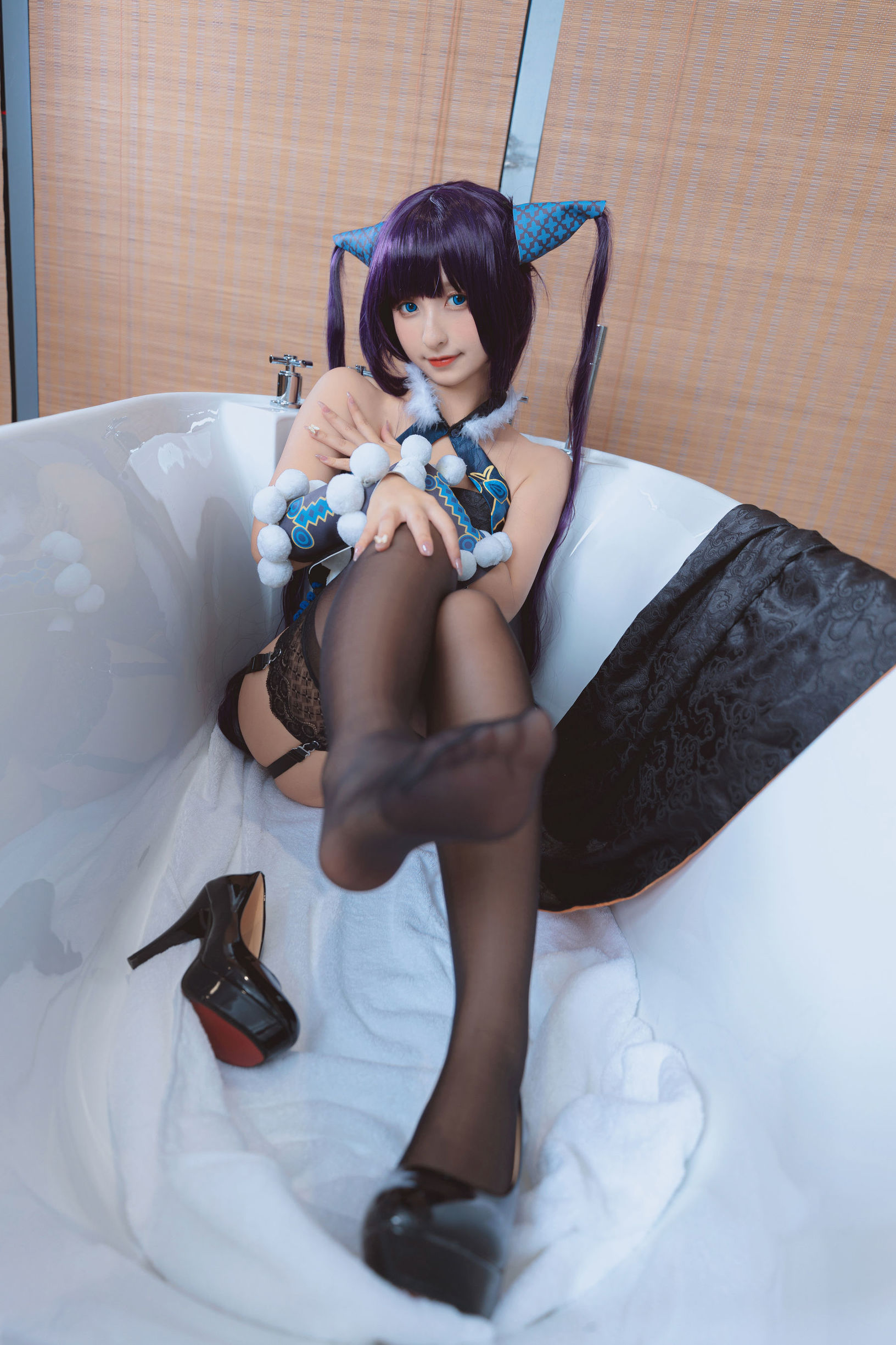 コスプレ写真] ロリ神楽坂真冬の極楽の氷
