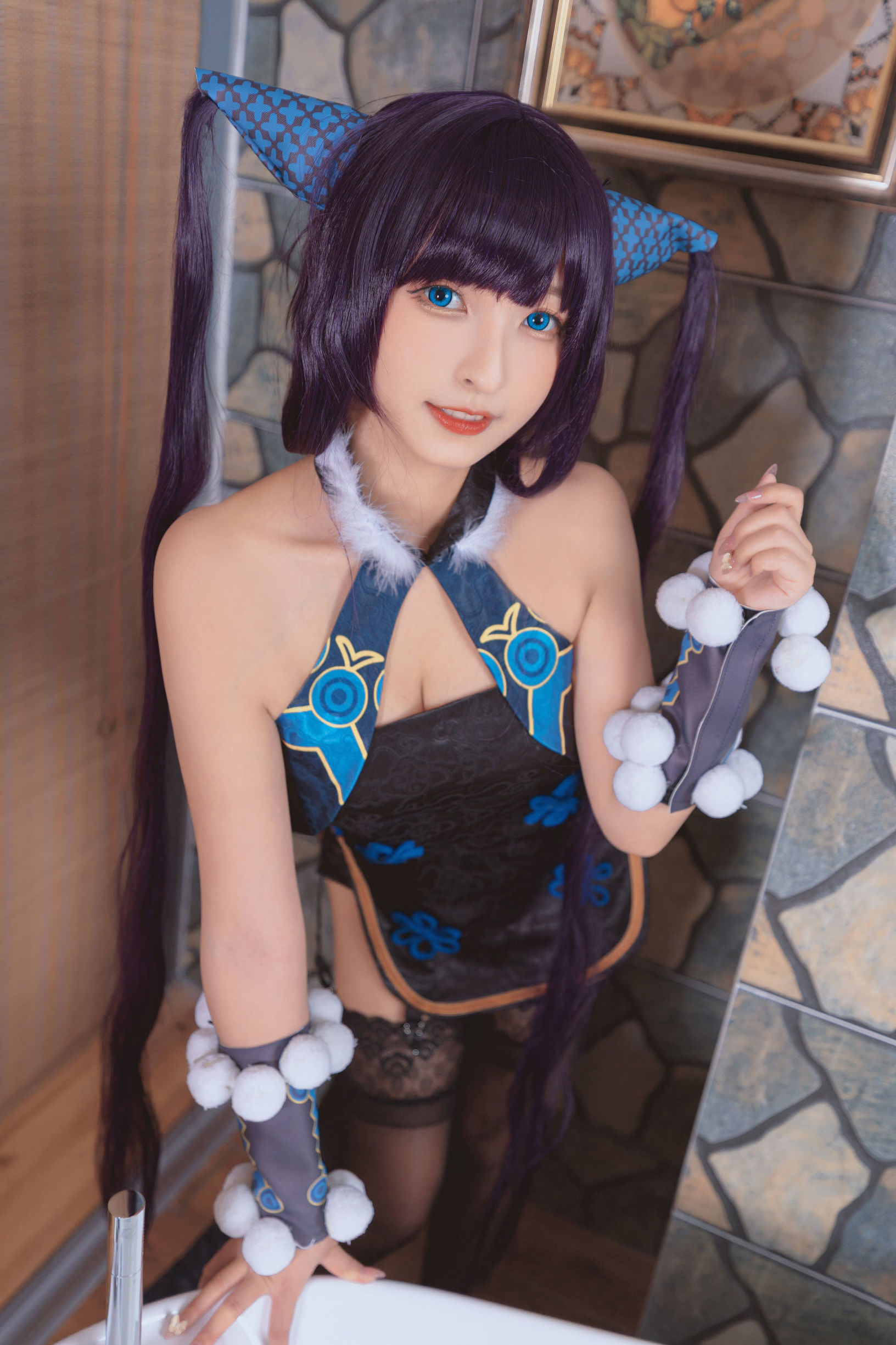 コスプレ写真] ロリ神楽坂真冬の極楽の氷