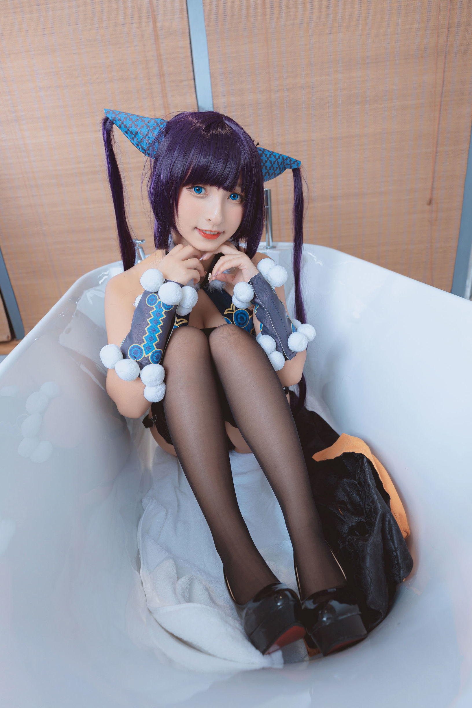コスプレ写真] ロリ神楽坂真冬の極楽の氷