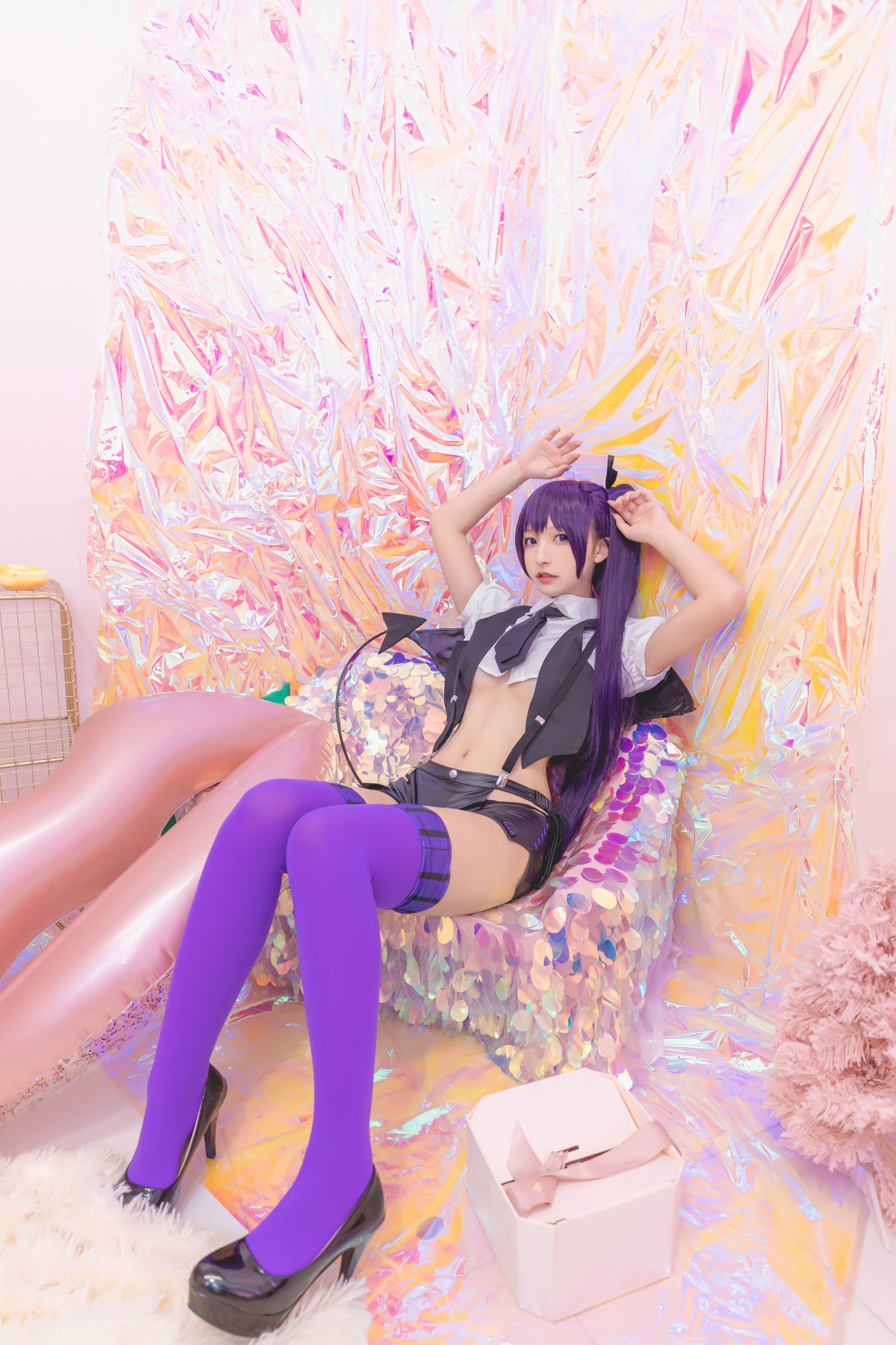 Cosplay写真] ロリ神楽坂真冬の色の香り