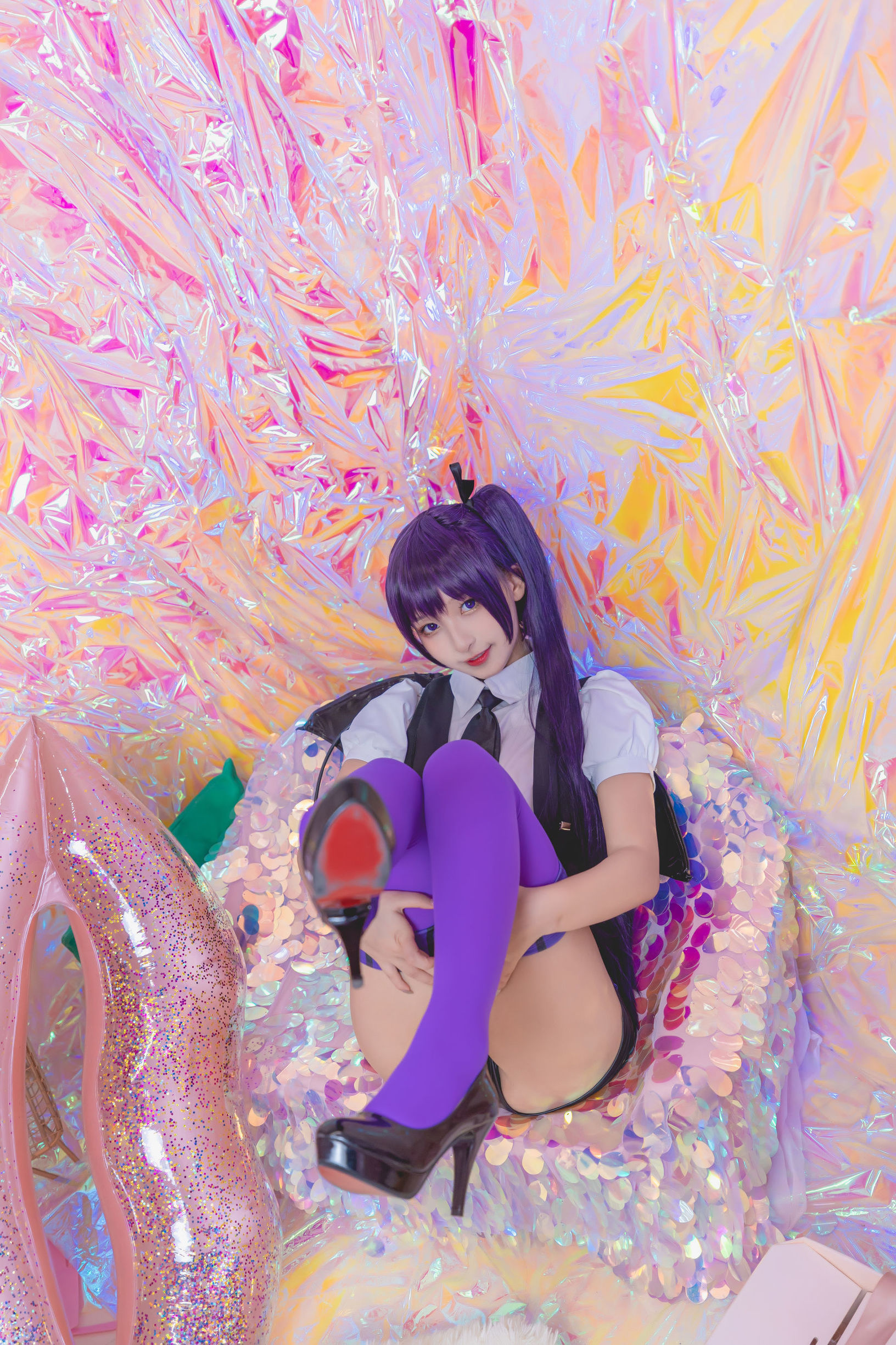 Cosplay写真] ロリ神楽坂真冬の色の香り