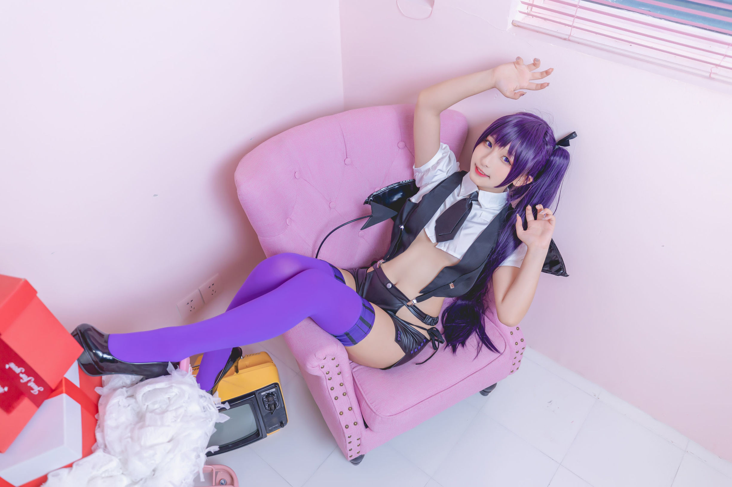 Cosplay写真] ロリ神楽坂真冬の色の香り