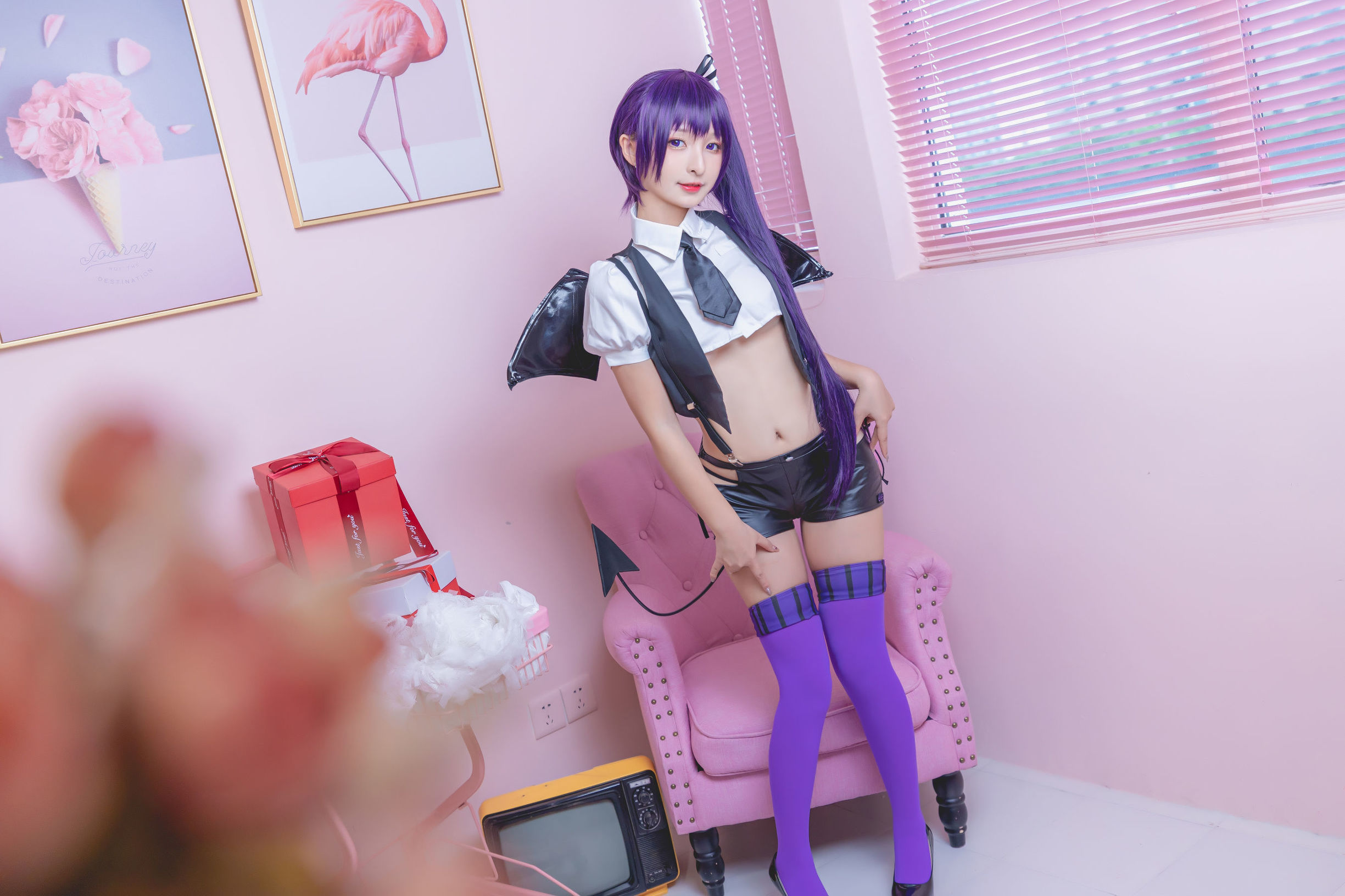 Cosplay写真] ロリ神楽坂真冬の色の香り
