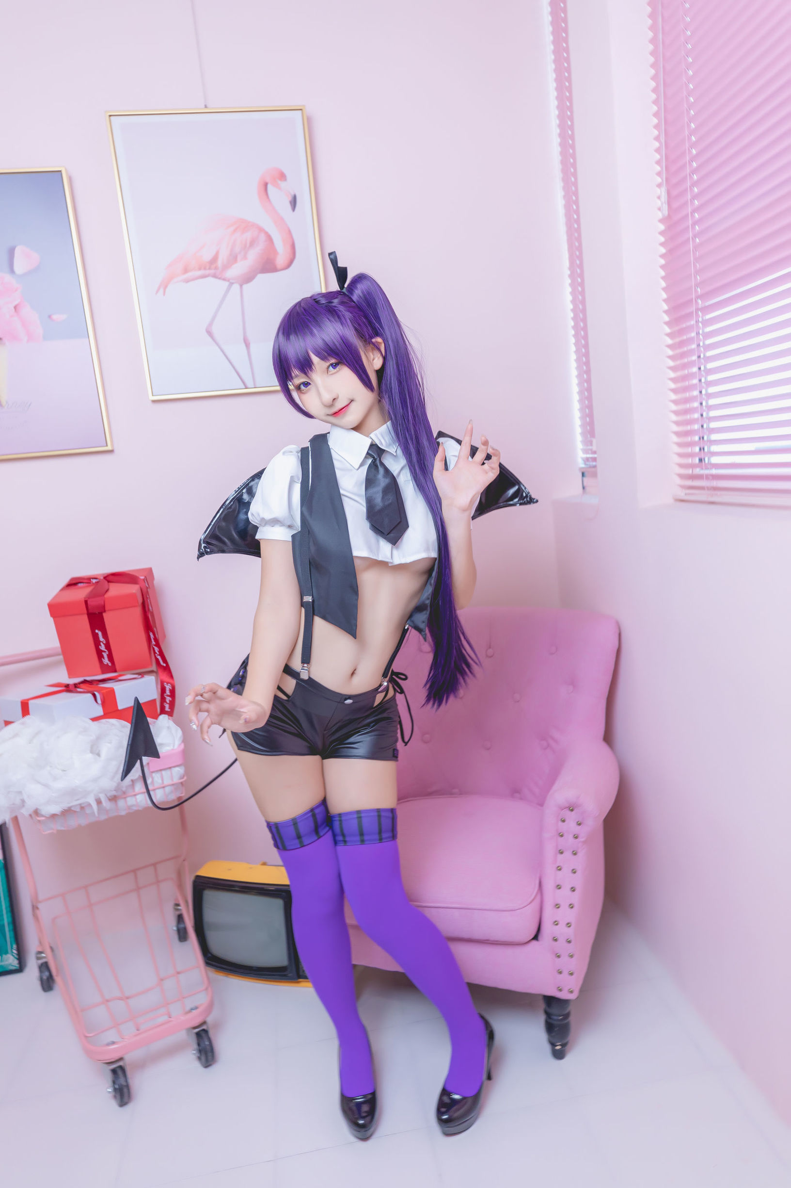 Cosplay写真] ロリ神楽坂真冬の色の香り