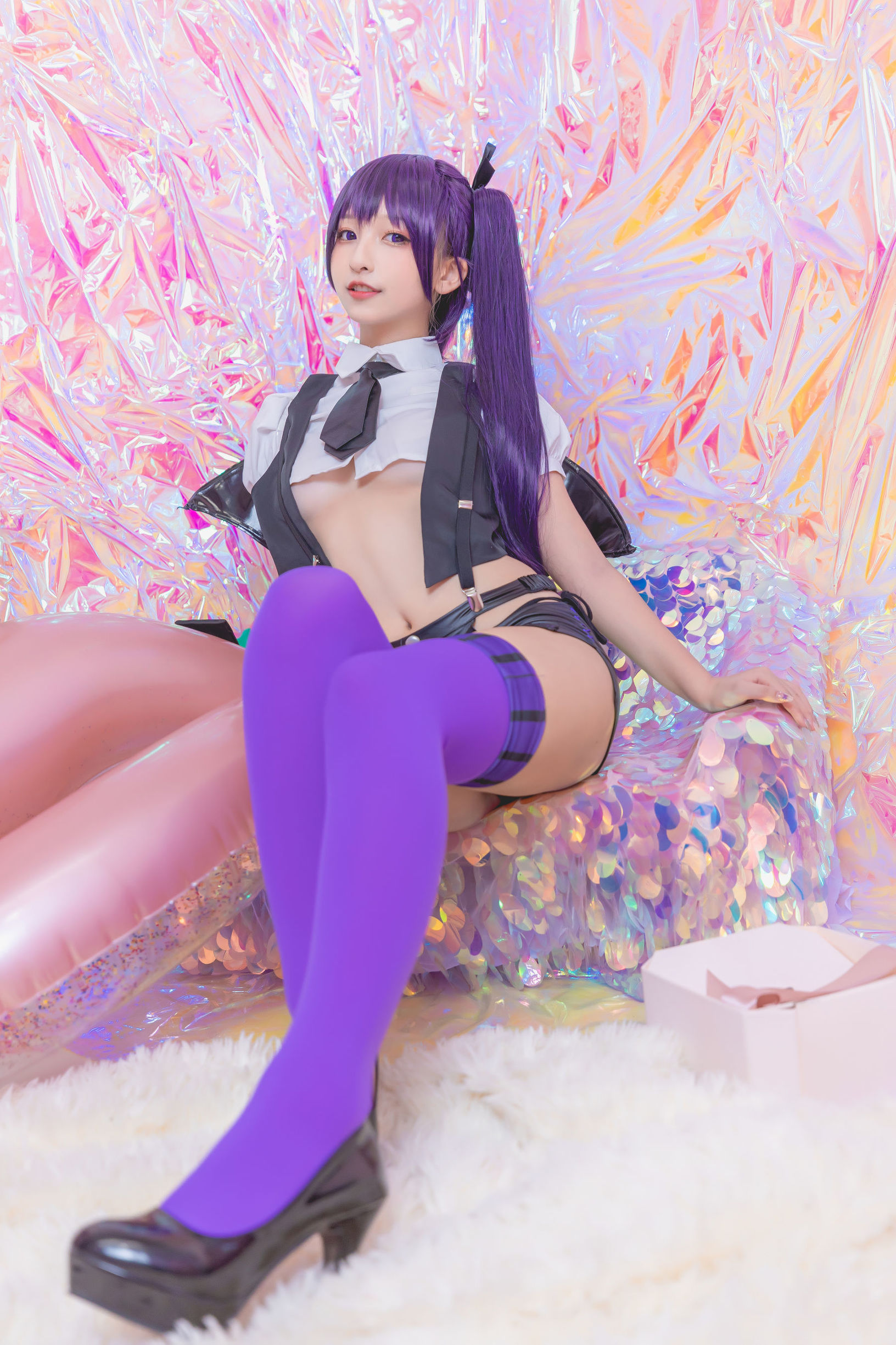 Cosplay写真] ロリ神楽坂真冬の色の香り