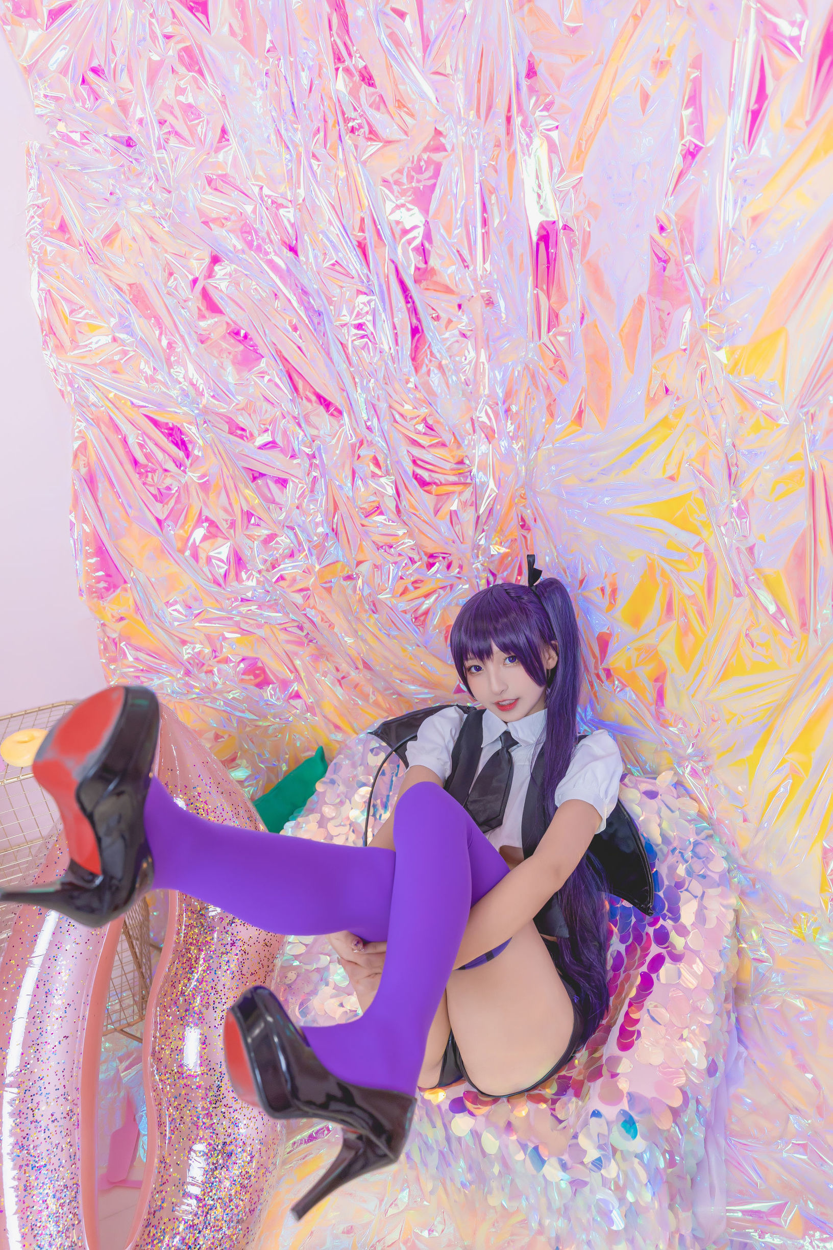 Cosplay写真] ロリ神楽坂真冬の色の香り