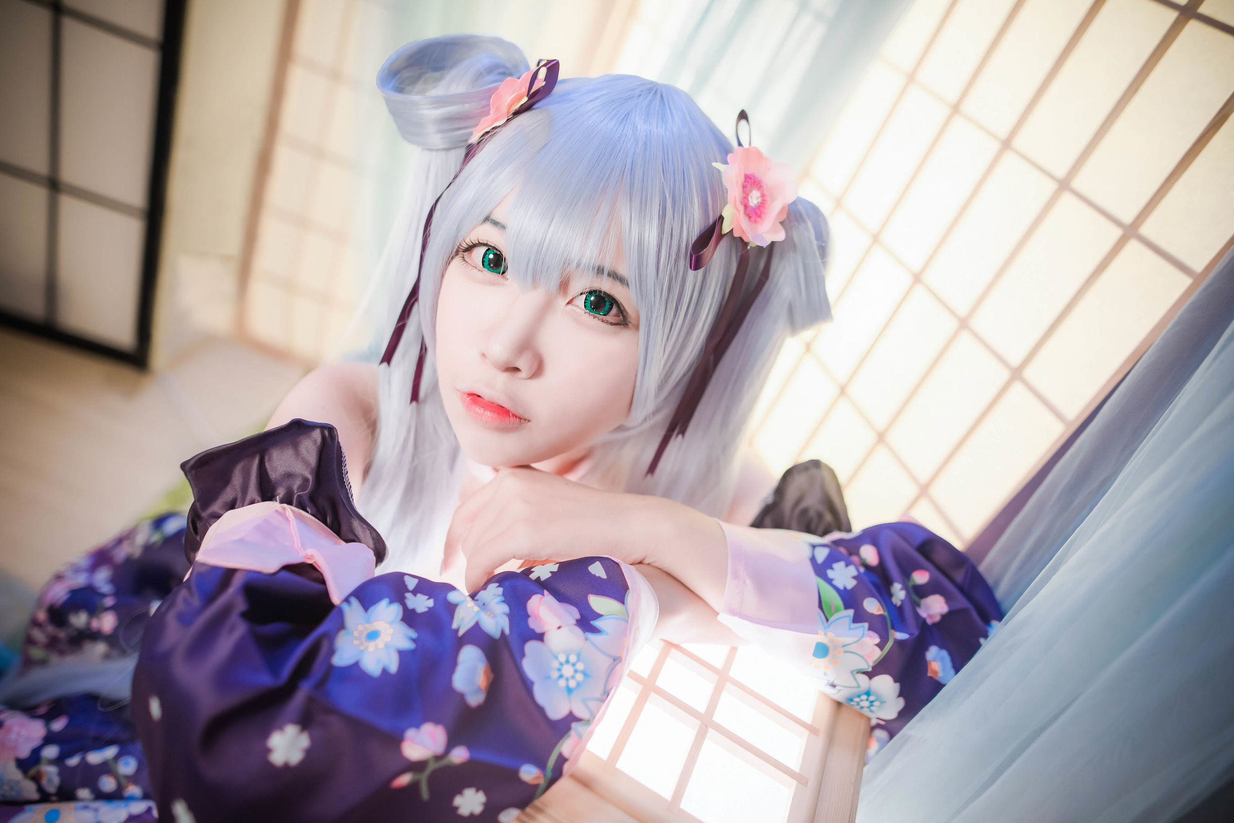 Ảnh Cosplay] Coser Phổ Biến Er Zuo Nisa - Đuôi Ngựa Đôi