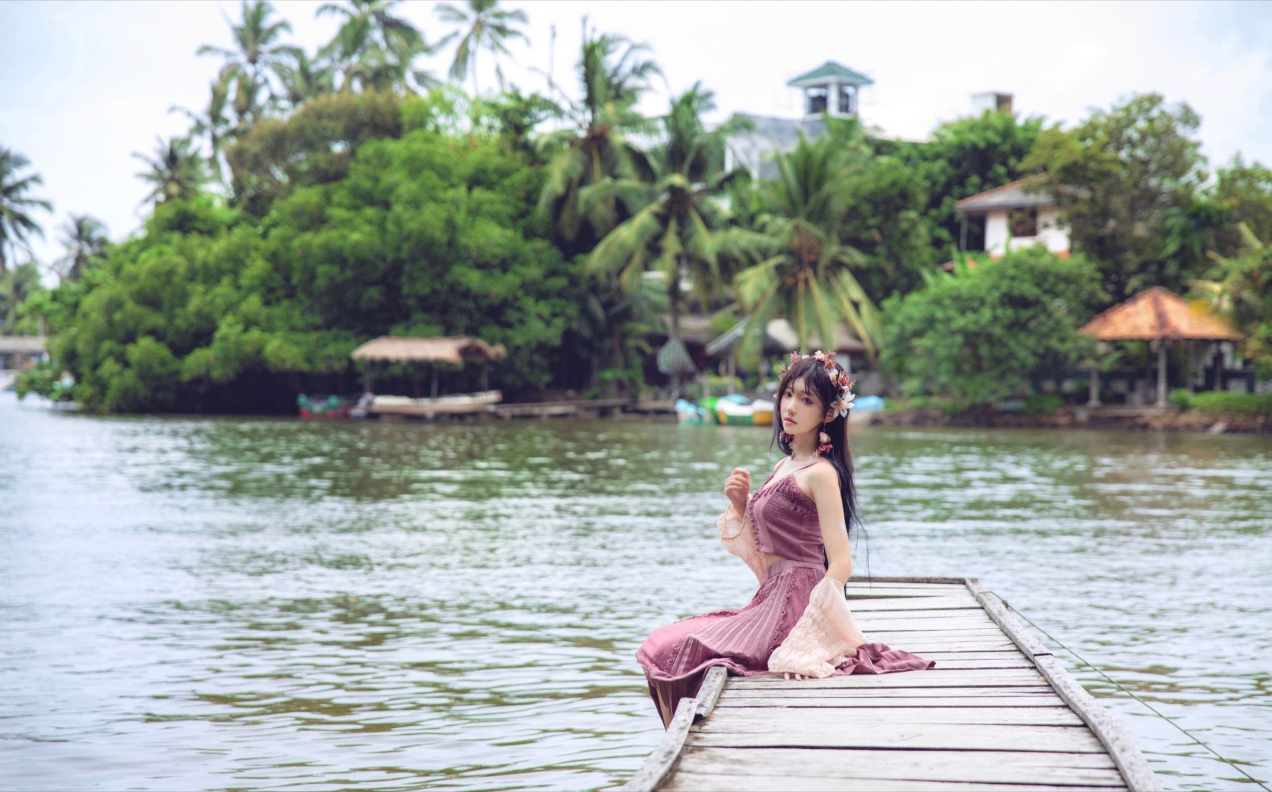 คอสเพลย์ภาพถ่าย] บล็อกเกอร์อนิเมะ นันเทา โมโมโกะ - สีม่วง ชีวิตประจำวัน
