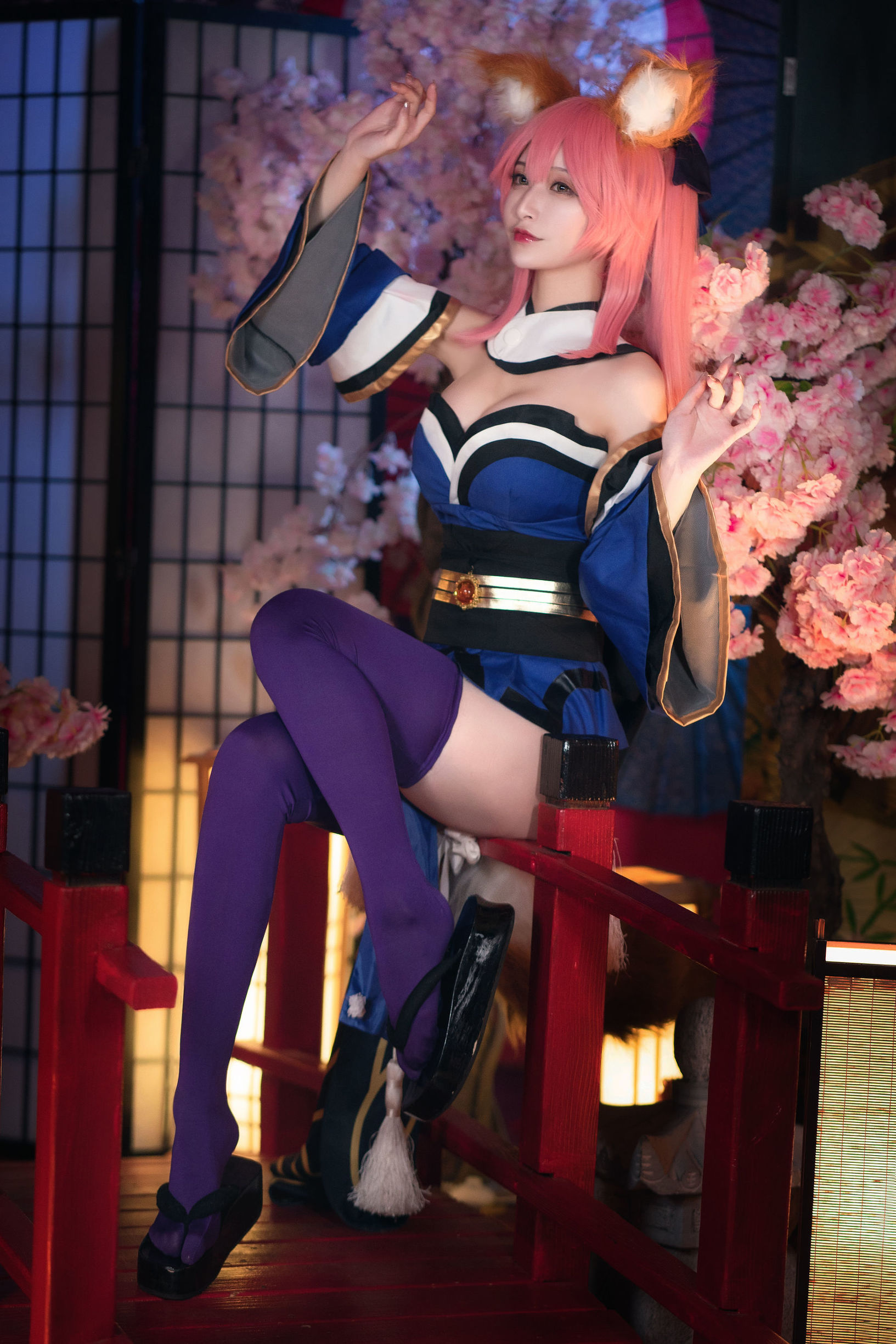 [Cosplay写真] 动漫博主铁板烧鬼舞w - 玉藻前 原皮