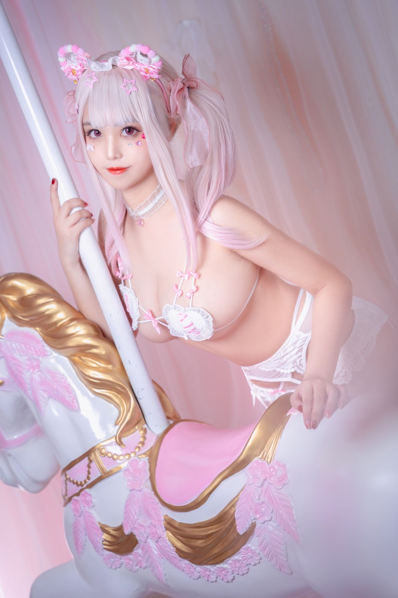 [Cosplay写真] 萌系小姐姐蜜汁猫裘 - 糖果假期