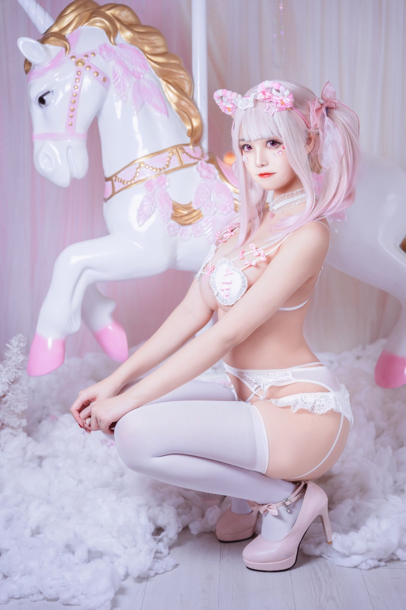 คอสเพลย์รูปถ่าย] สไตล์โมเอะ น้องสาว หมิ่นจือเมาเชว - วันหยุดลูกกวาด