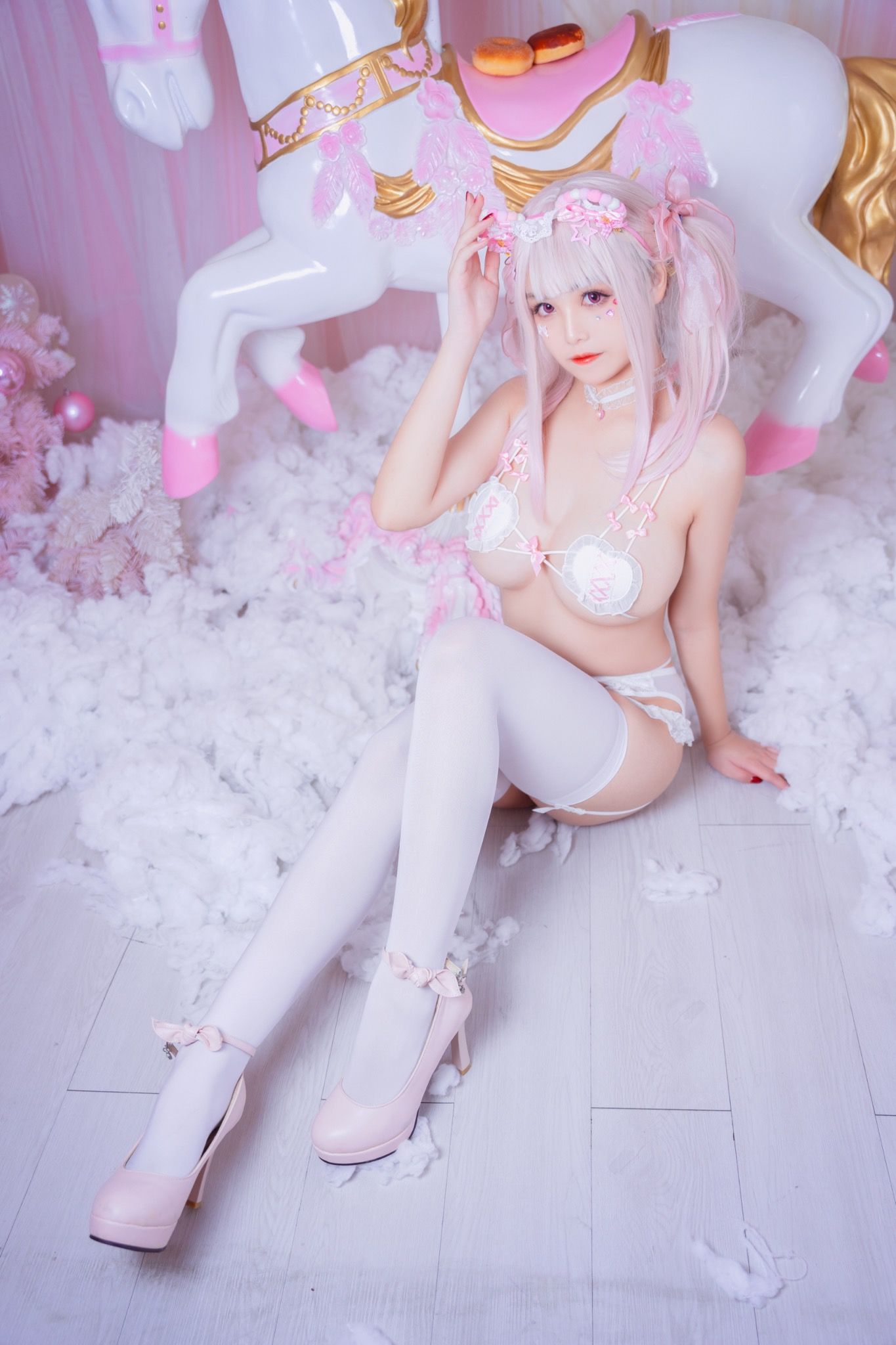 คอสเพลย์รูปถ่าย] สไตล์โมเอะ น้องสาว หมิ่นจือเมาเชว - วันหยุดลูกกวาด