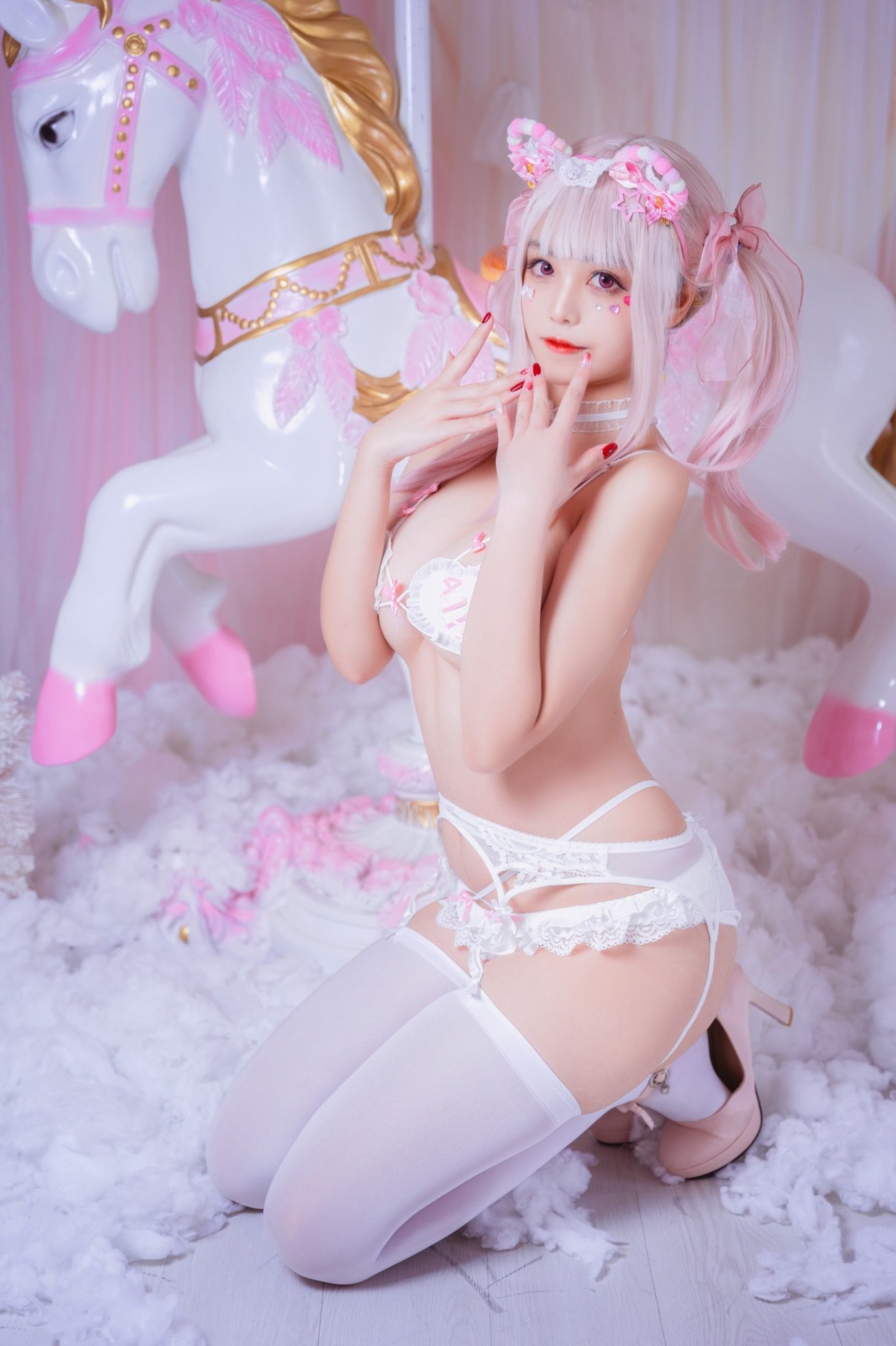 คอสเพลย์รูปถ่าย] สไตล์โมเอะ น้องสาว หมิ่นจือเมาเชว - วันหยุดลูกกวาด