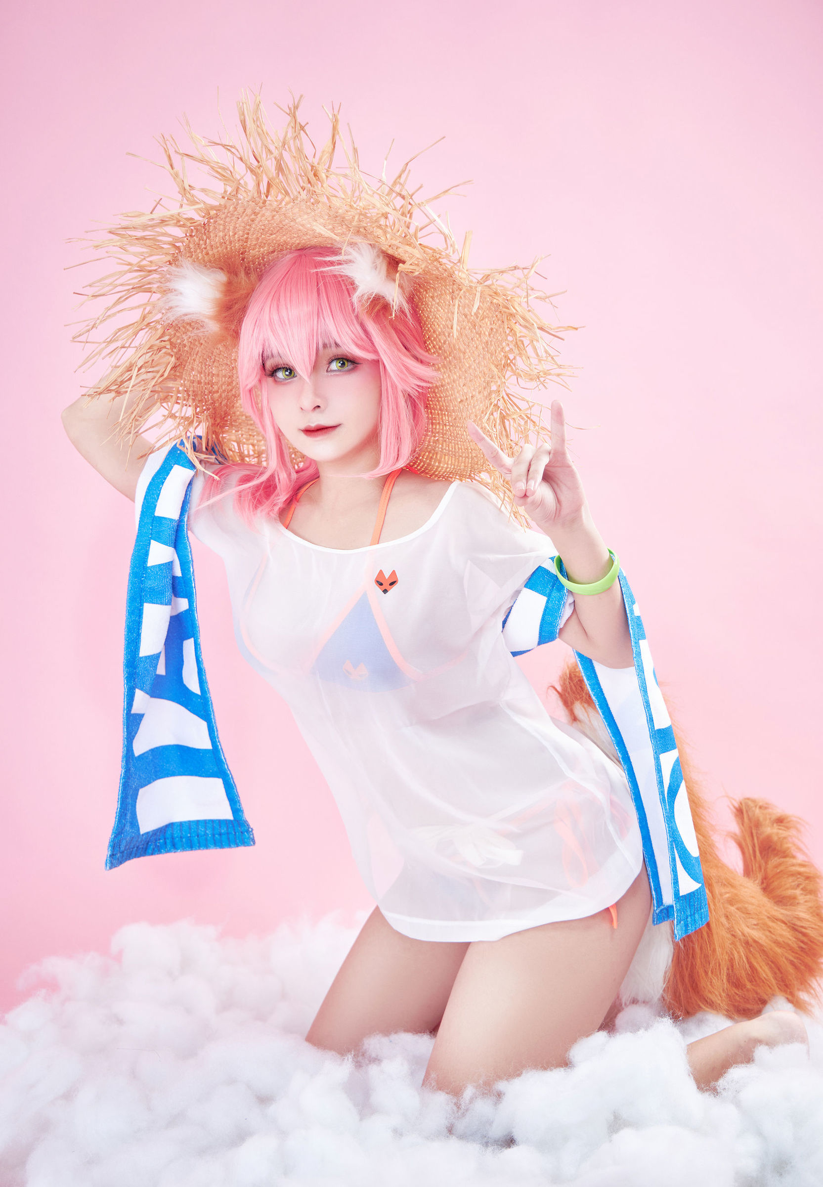 Ảnh Cosplay] Azami phúc lợi - Tamamo Lancer