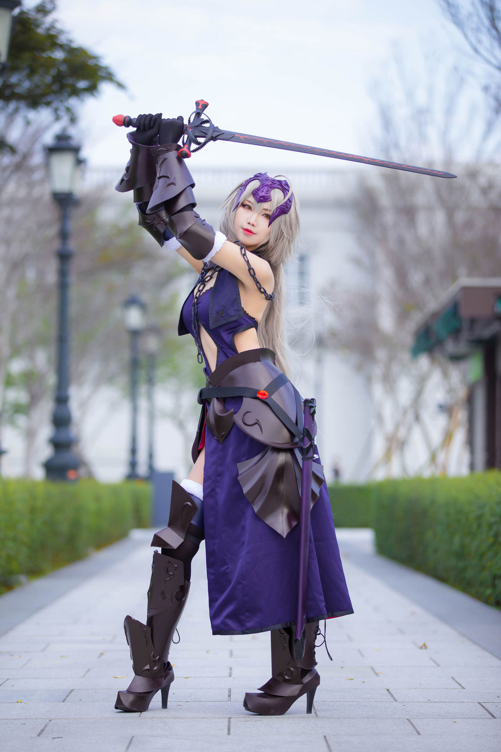 [Cosplay写真] Coser萱-KaYa - 黑贞 黑呆毛