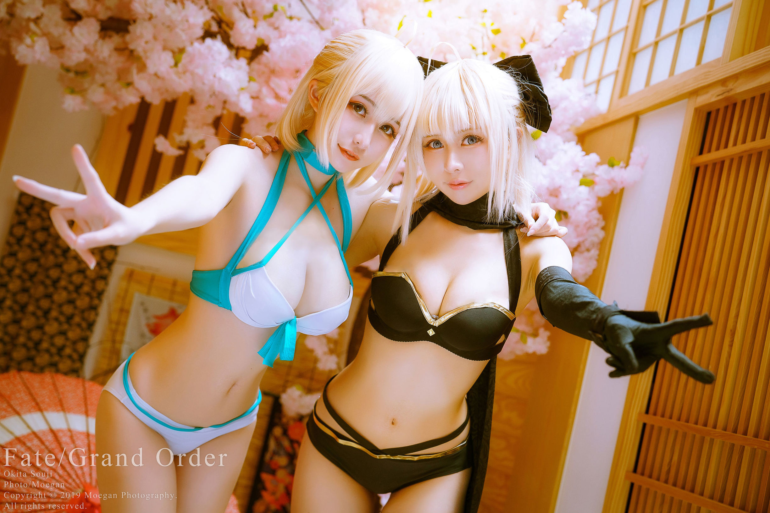 Cosplay照片] Miyana咪呀 - 沖田總司 泳裝