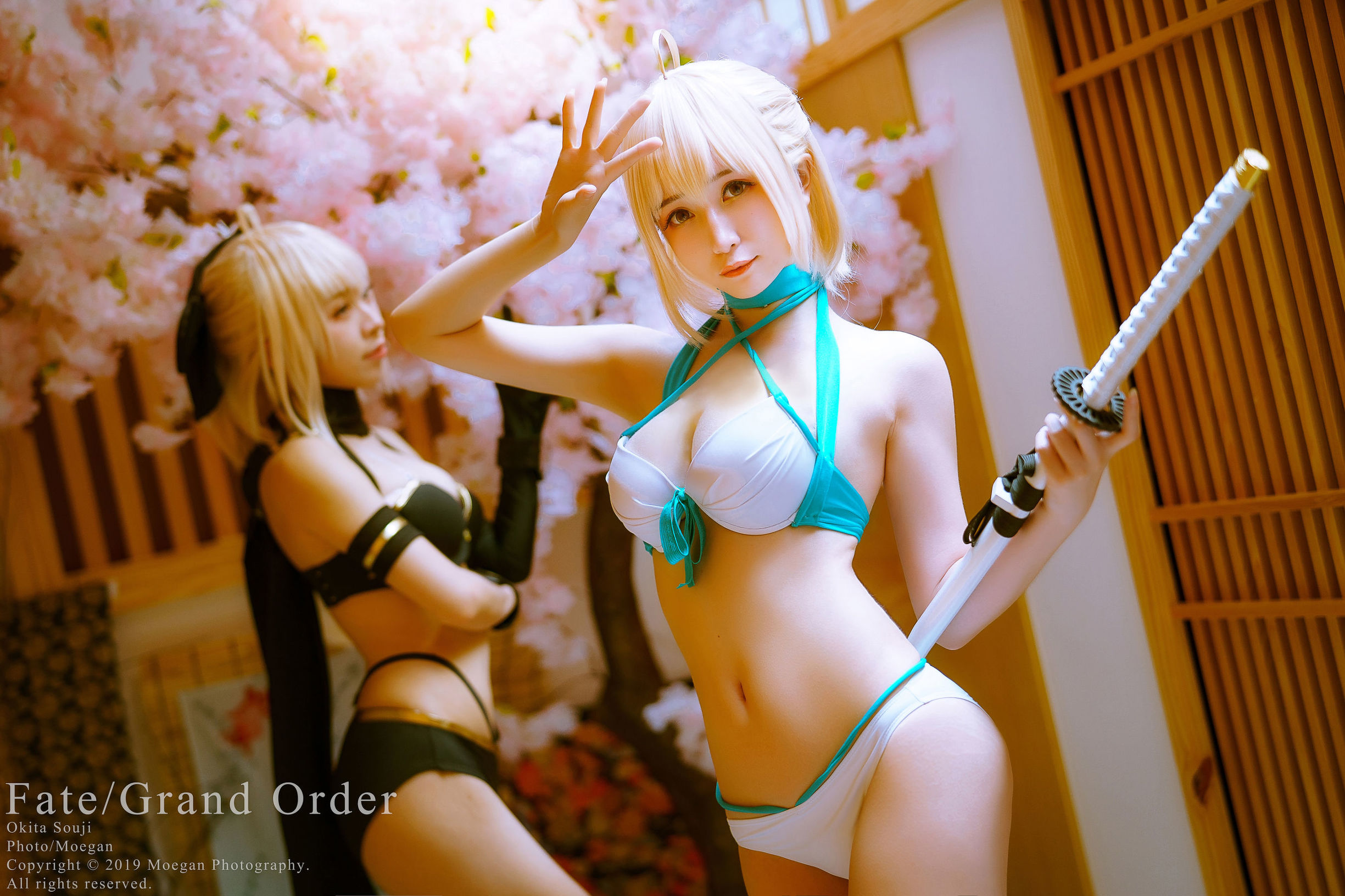 Cosplay照片] Miyana咪呀 - 沖田總司 泳裝