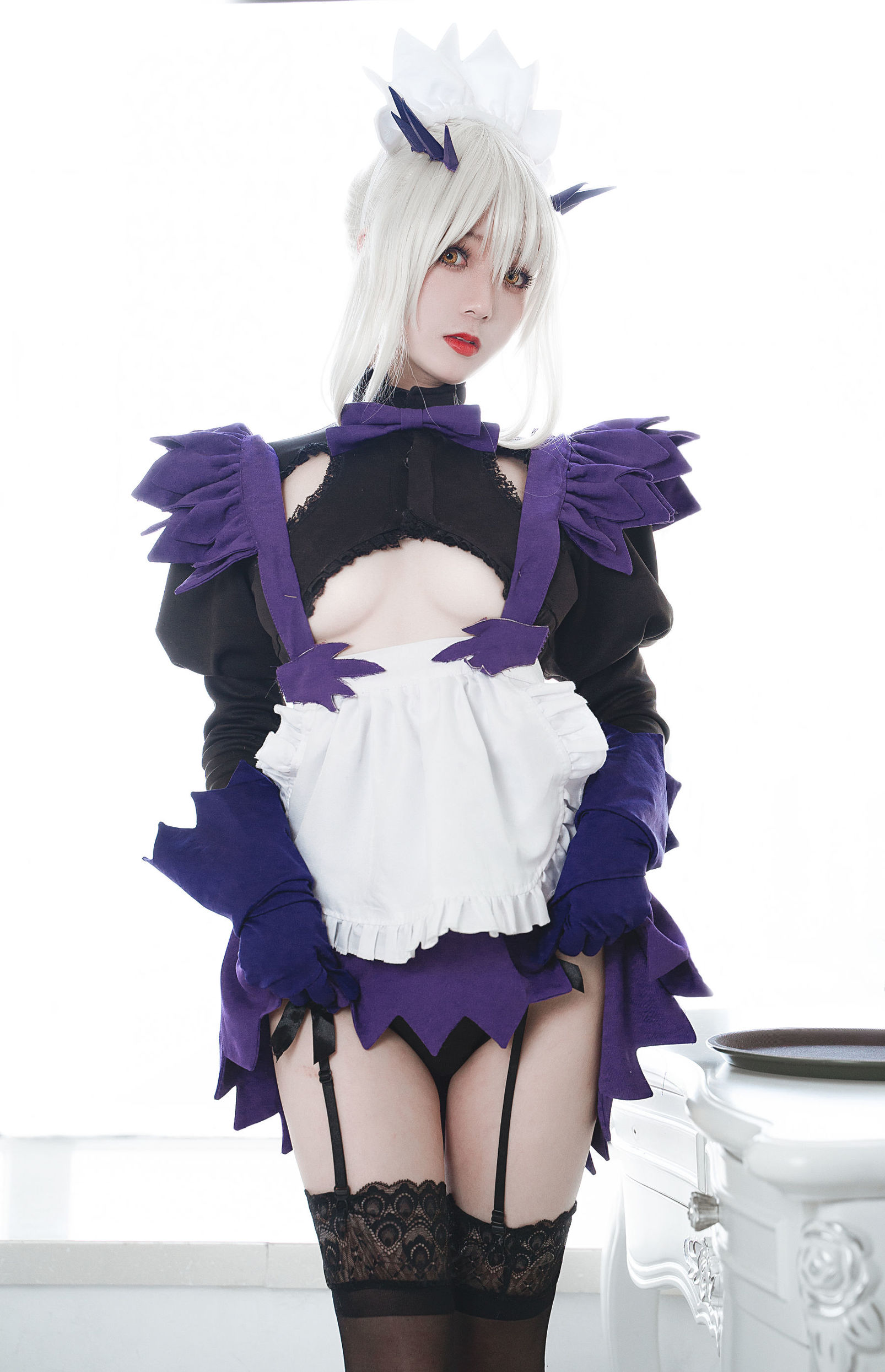 Cosplay ภาพ] สาวเว่ยป๋อ อู๋เจิ้งRyou - ฌานน์ ดาร์ก เมด