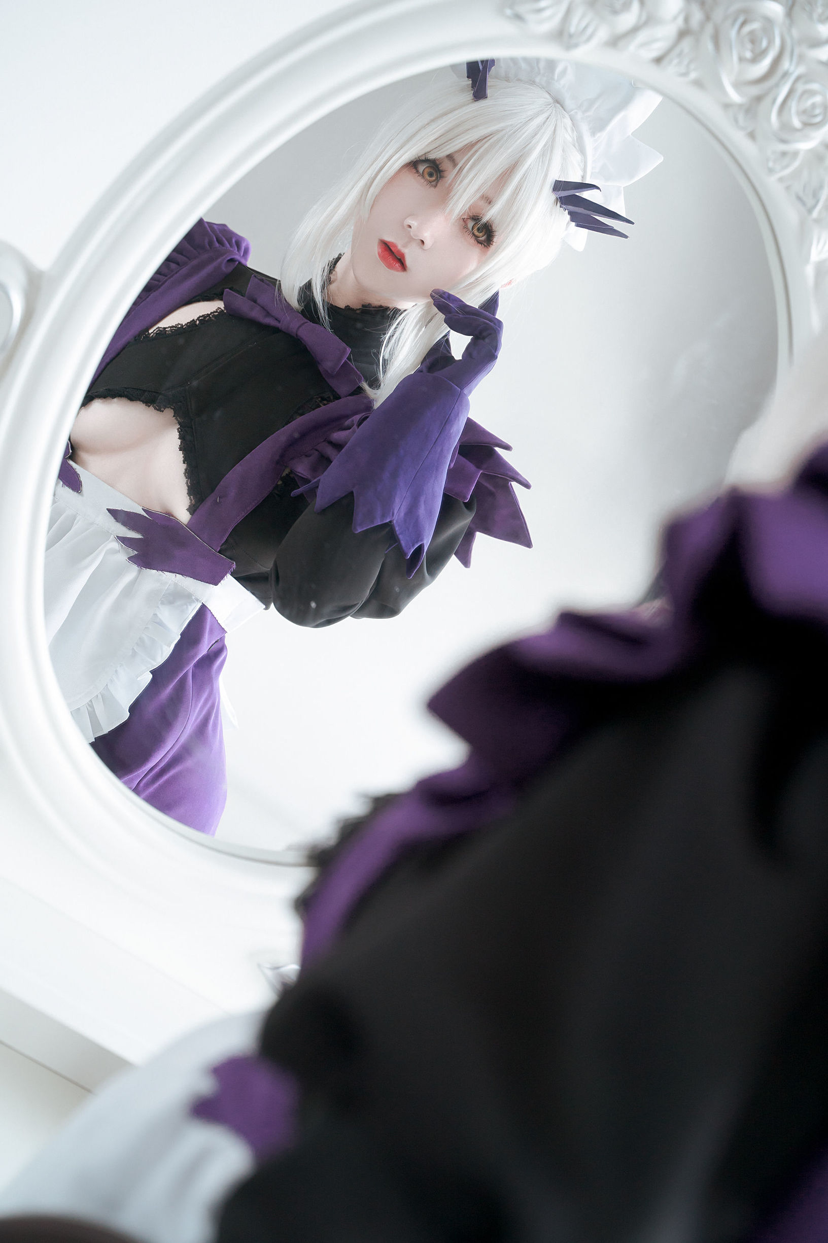 Cosplay ภาพ] สาวเว่ยป๋อ อู๋เจิ้งRyou - ฌานน์ ดาร์ก เมด