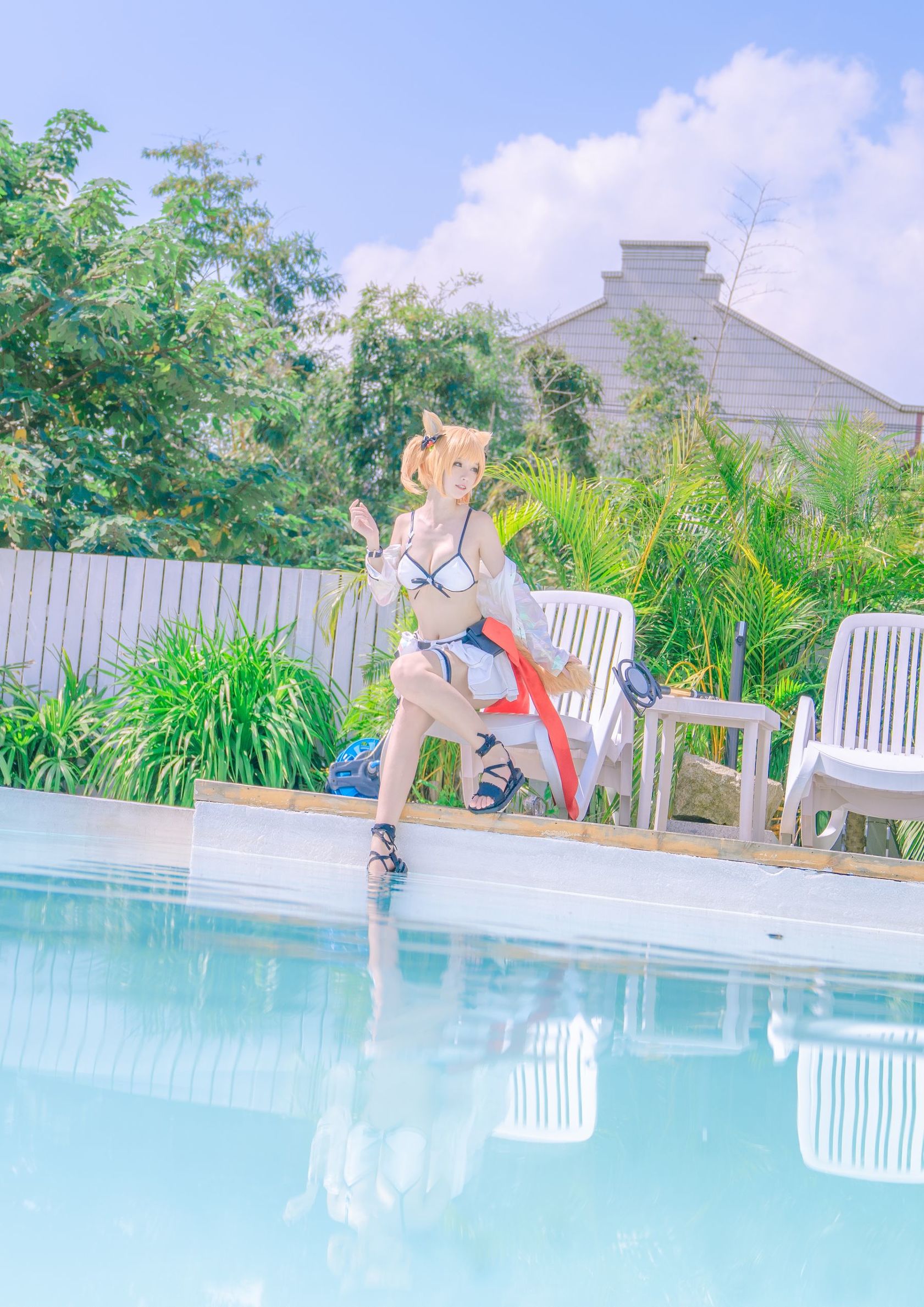 [Cosplay写真] 萌宠博主yui金鱼 - 空泳装