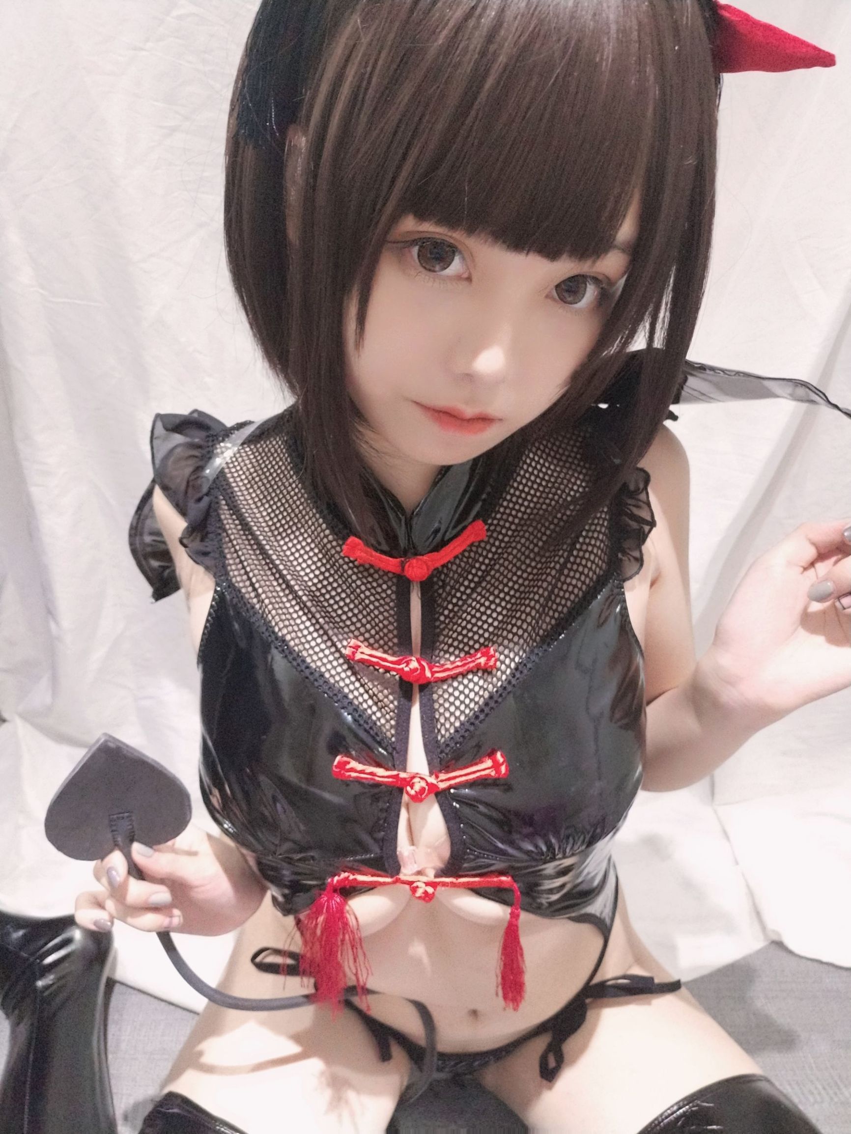 [Cosplay写真] 萌系小姐姐蜜汁猫裘 - 小恶魔自拍