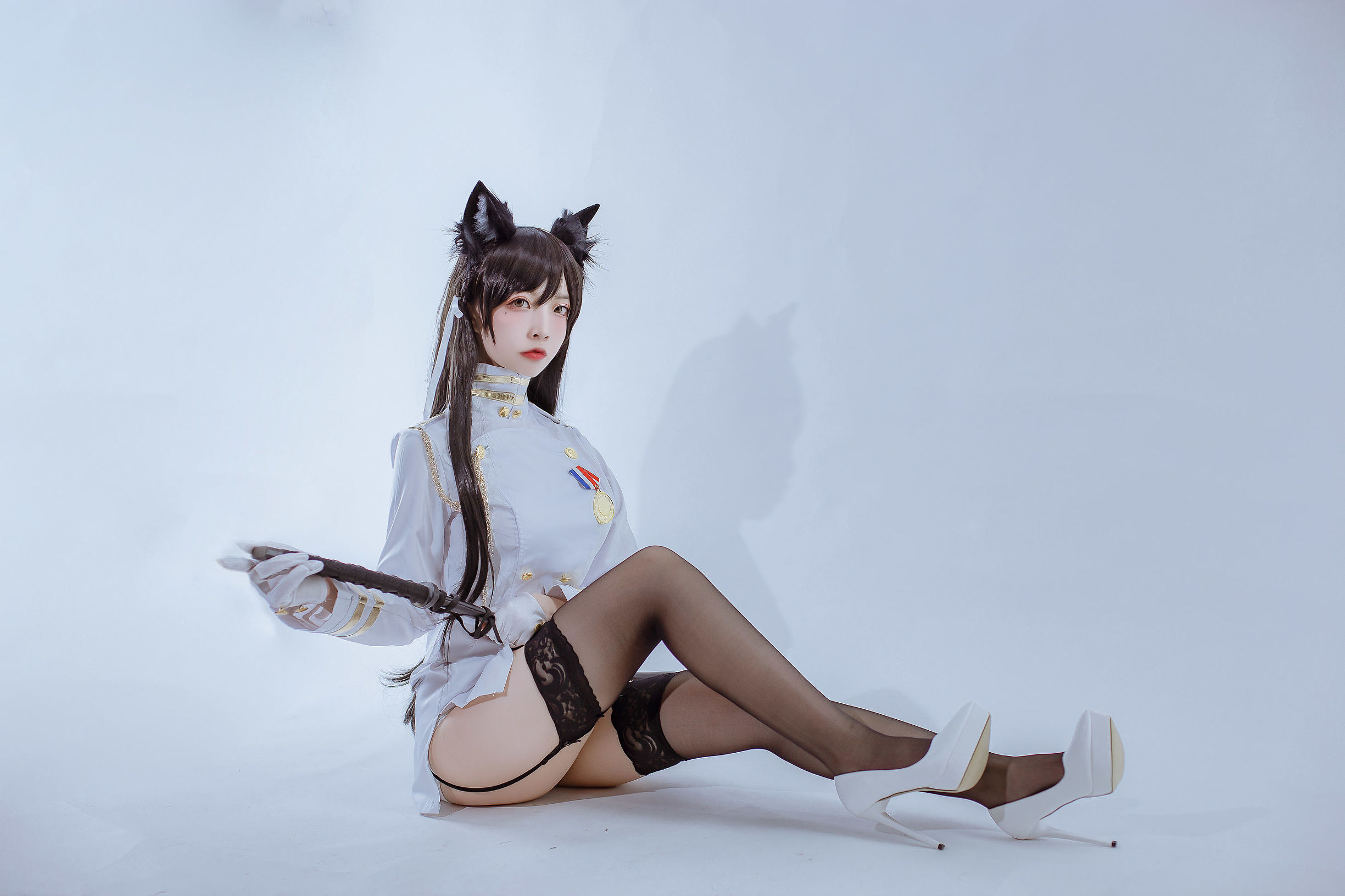 [Cosplay写真] 人气Coser二佐Nisa - 犬之眷之碧蓝爱宕 军装
