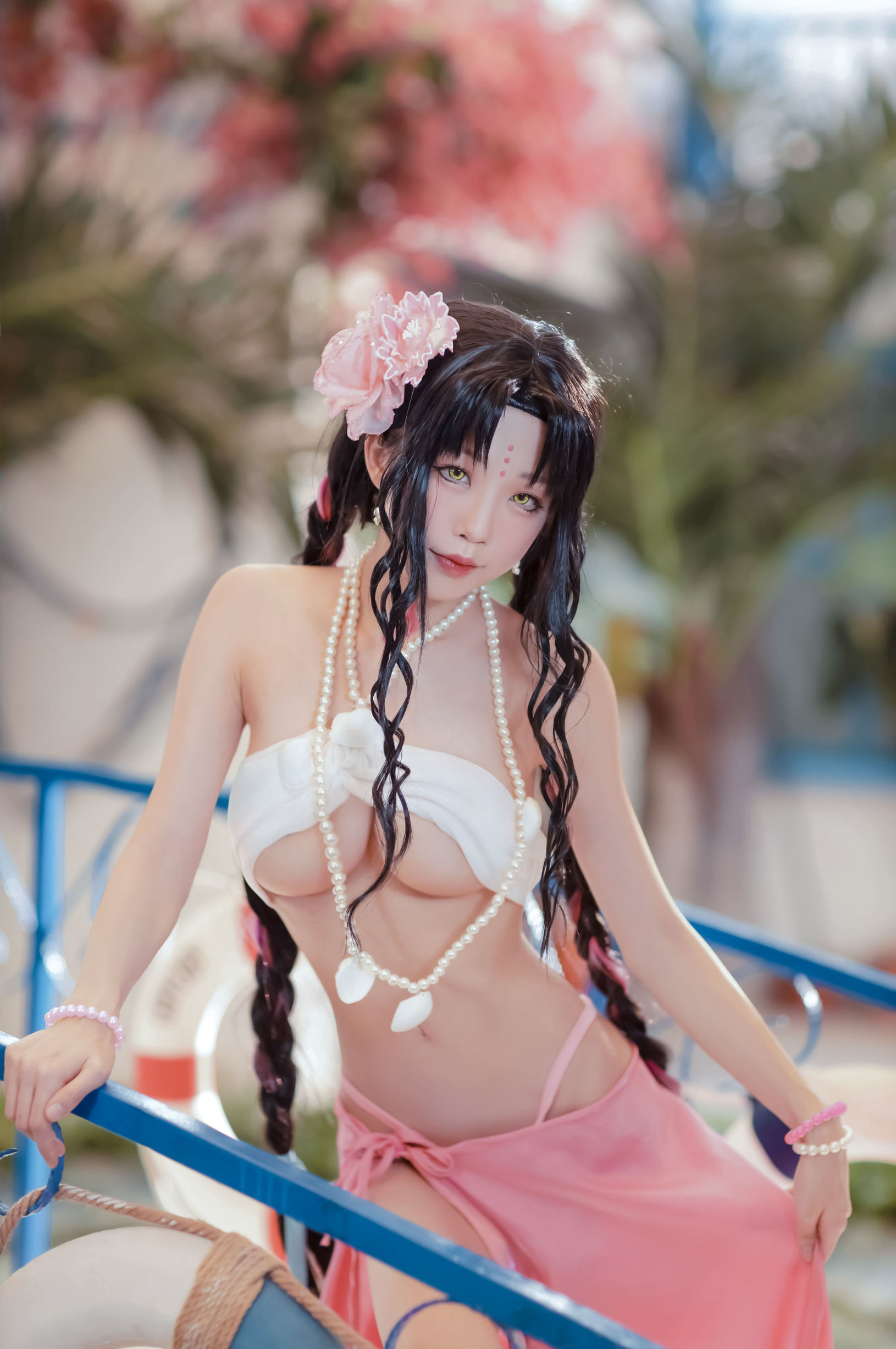 Ảnh Cosplay] Blogger anime Shuimiao aqua - Sát Sinh Viện đồ bơi