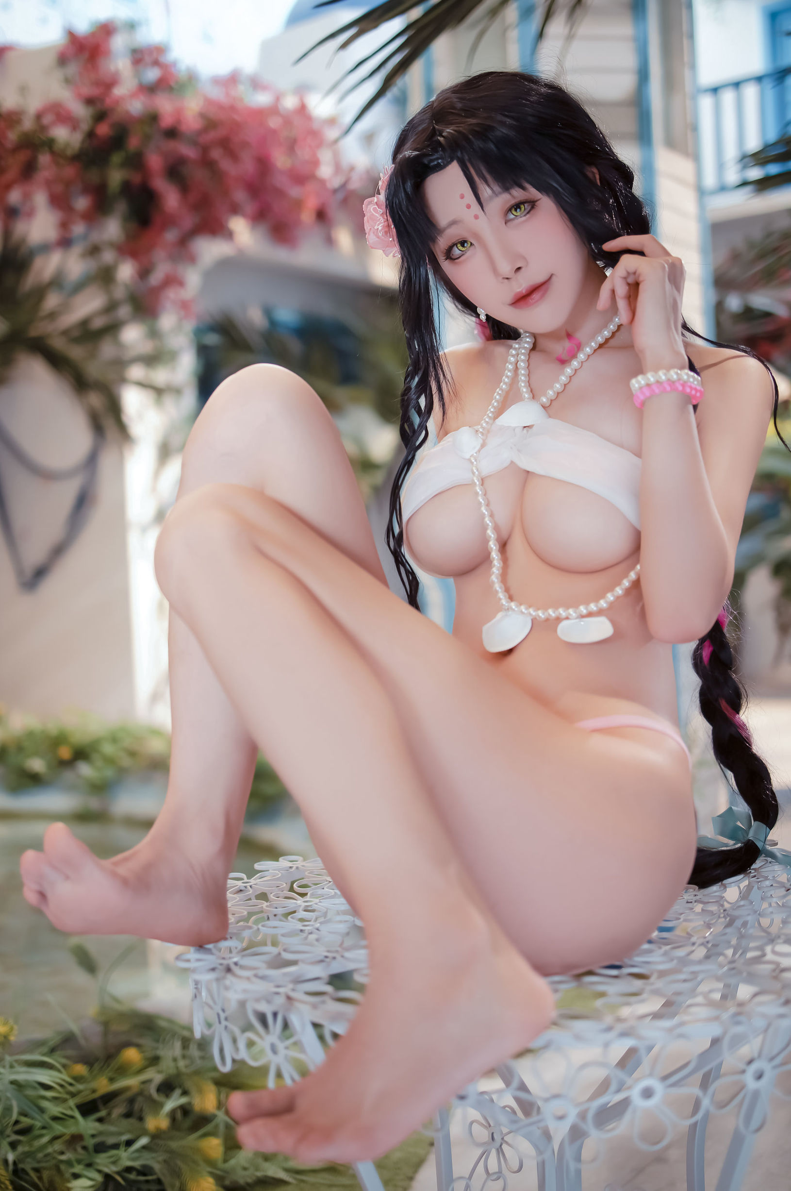 Ảnh Cosplay] Blogger anime Shuimiao aqua - Sát Sinh Viện đồ bơi