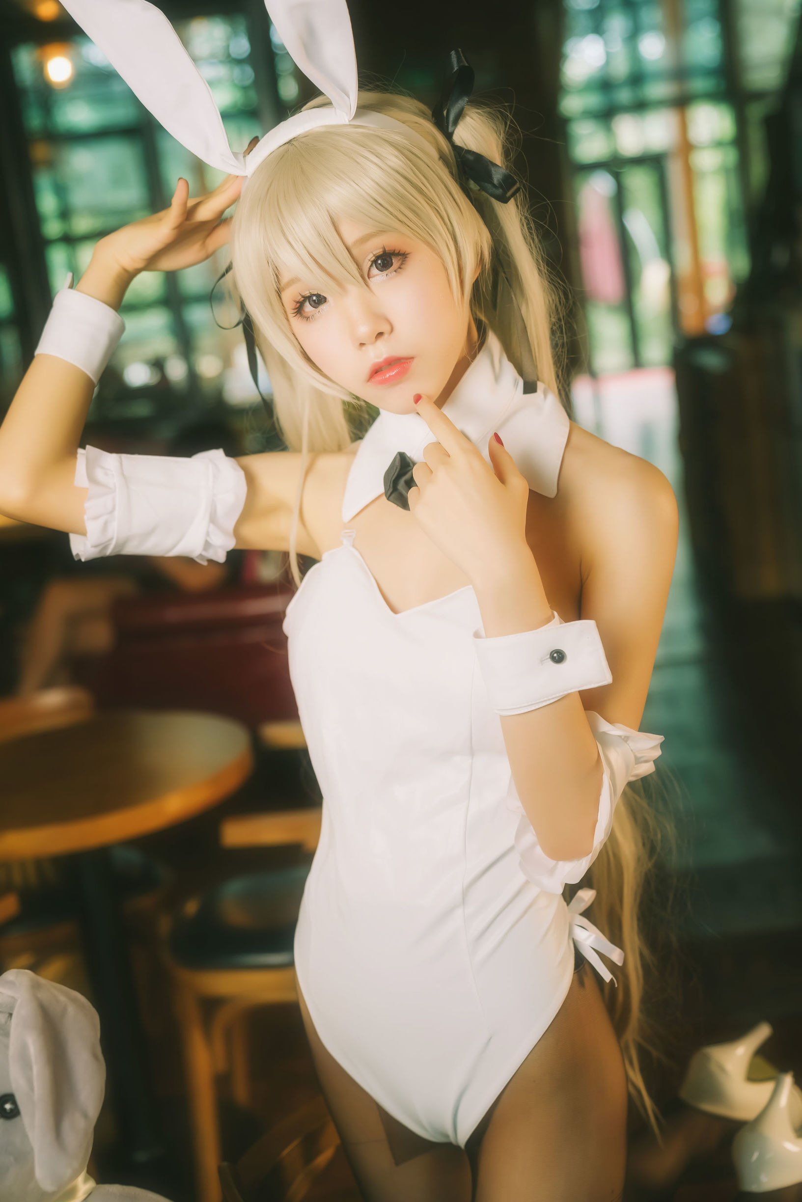 Cosplay Photo] Anime Blogger Shui Miao Aqua - Qiong Mei Bunny Girl