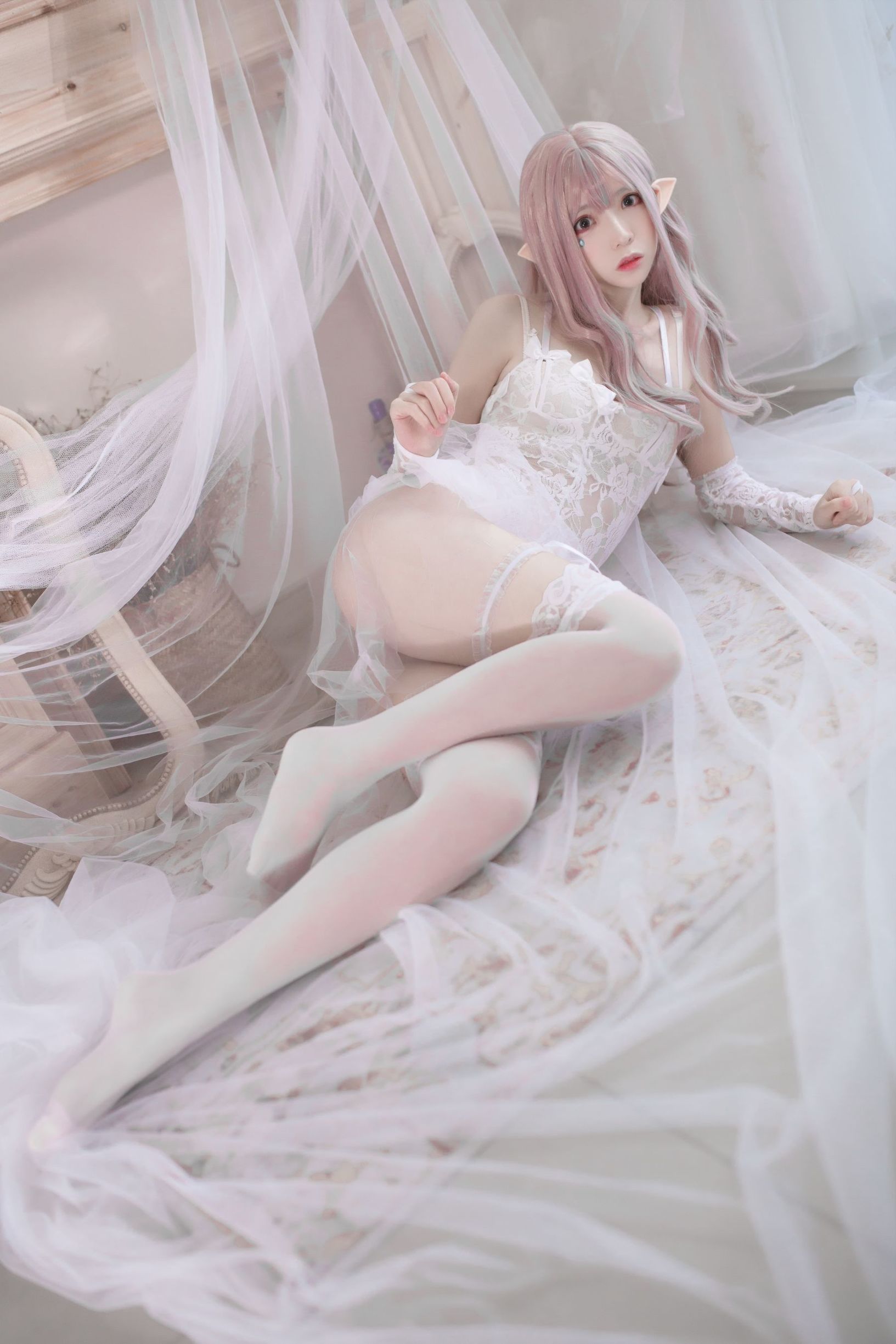 Cosplay Ảnh] Phong Miêu ss - Thuần Bạch Tinh Linh