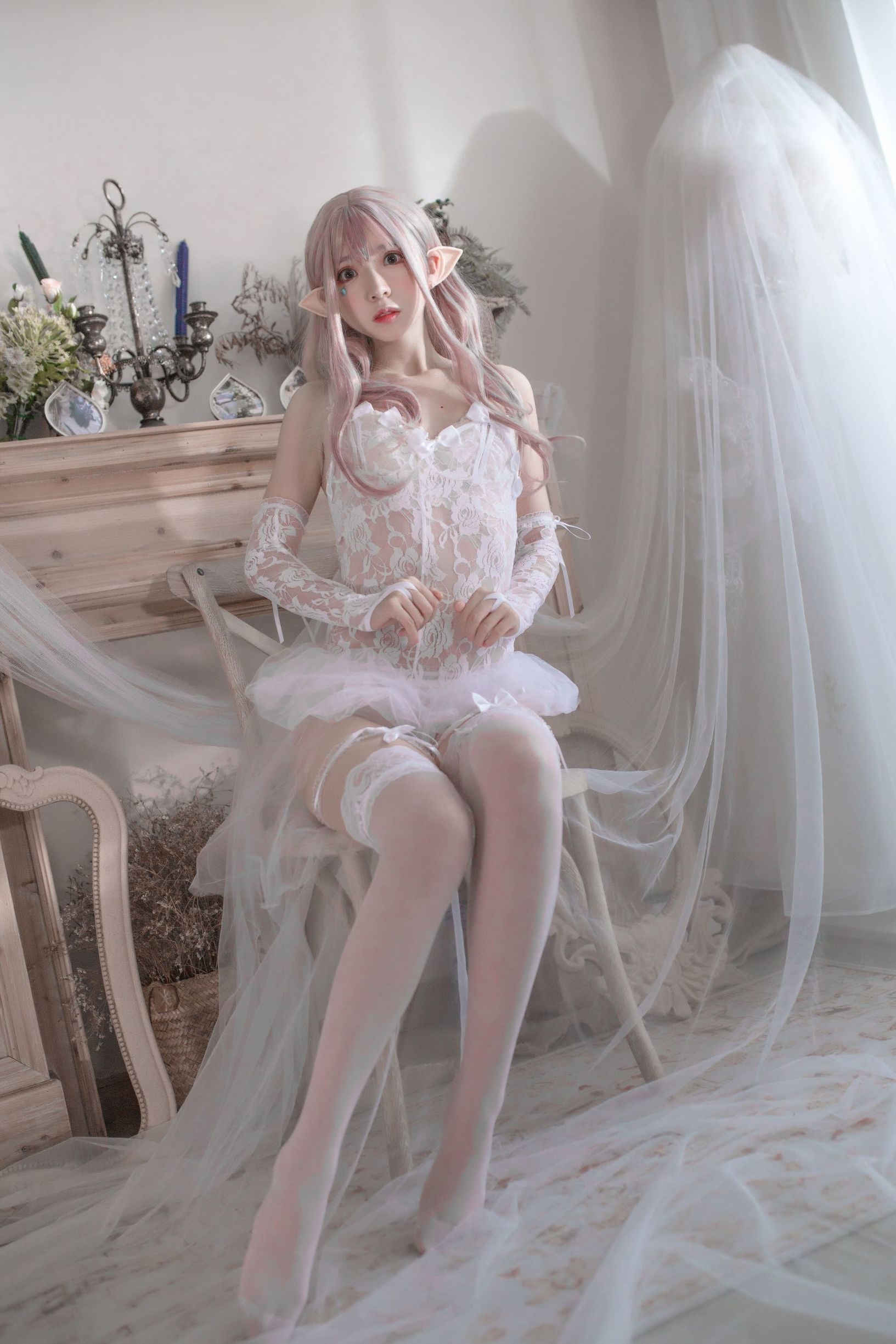 Cosplay Ảnh] Phong Miêu ss - Thuần Bạch Tinh Linh